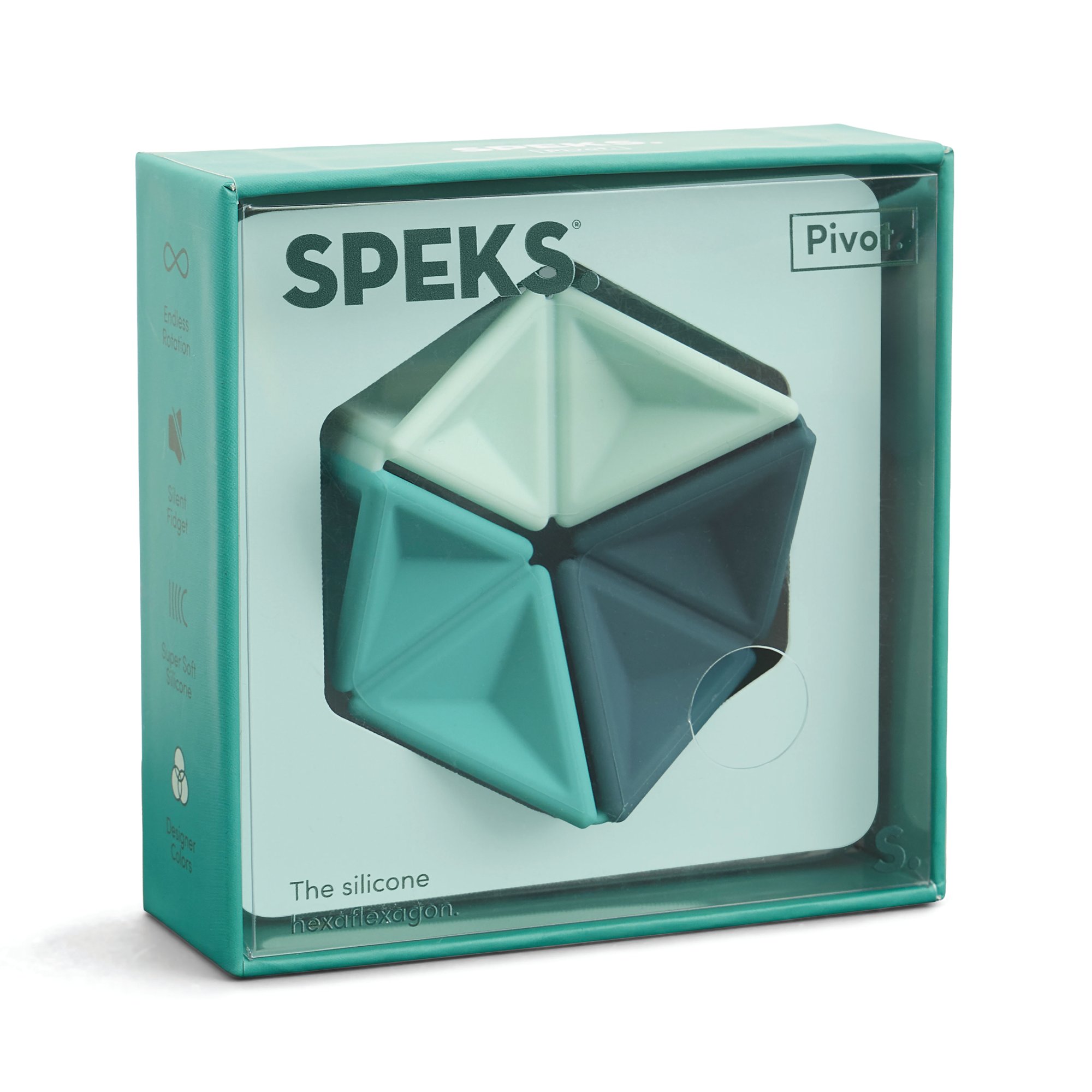 PIVOT SILICONE FLEXAGON TEAL