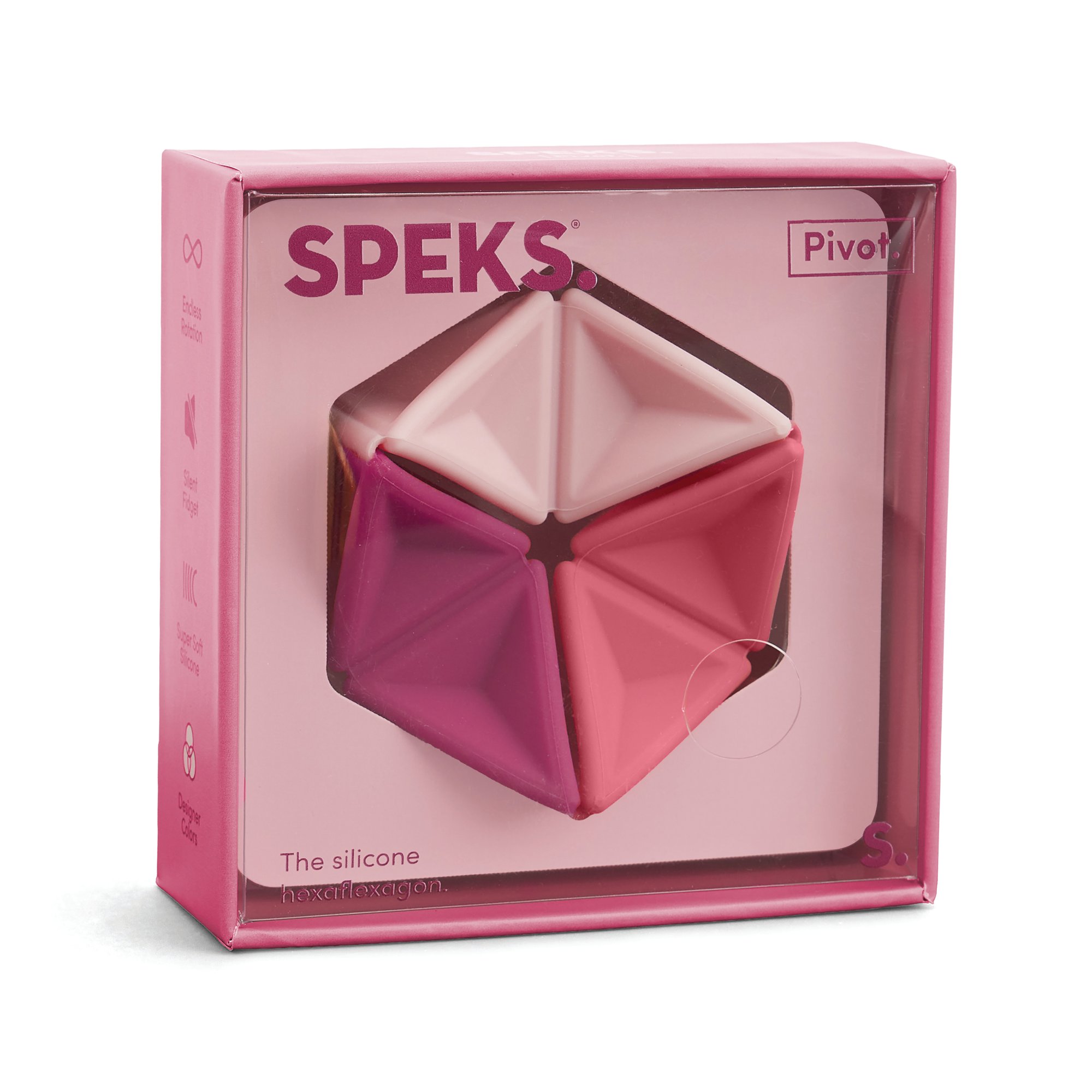 PIVOT SILICONE FLEXAGON MAGENTA