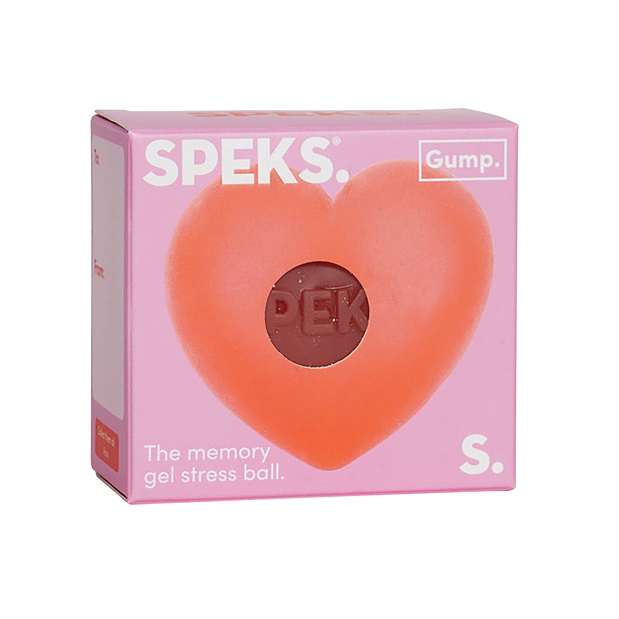 SPEKS GUMP HEART STRESS BALL RED