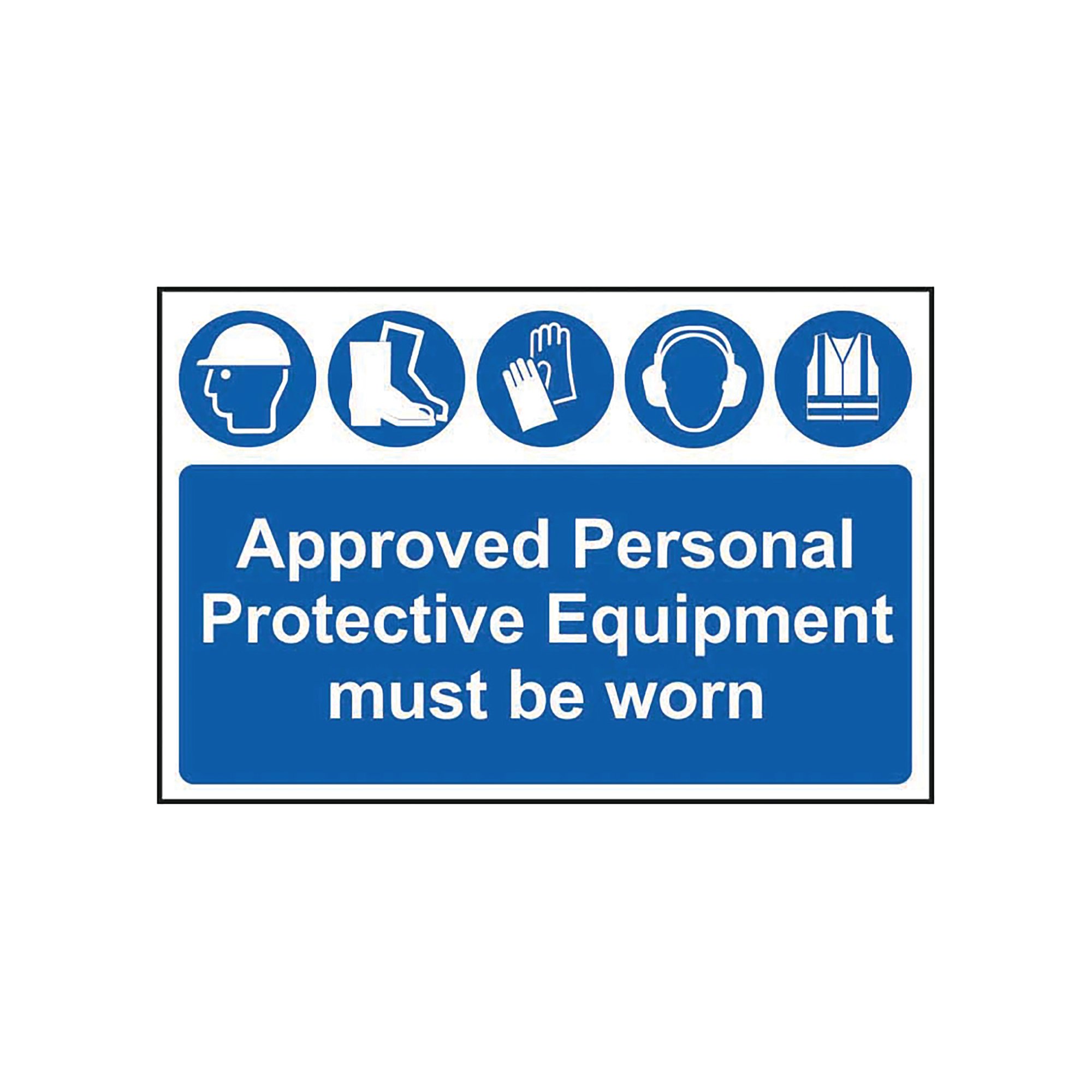 SPECTRUM SIGN APPRV PPE MUST BE WORN
