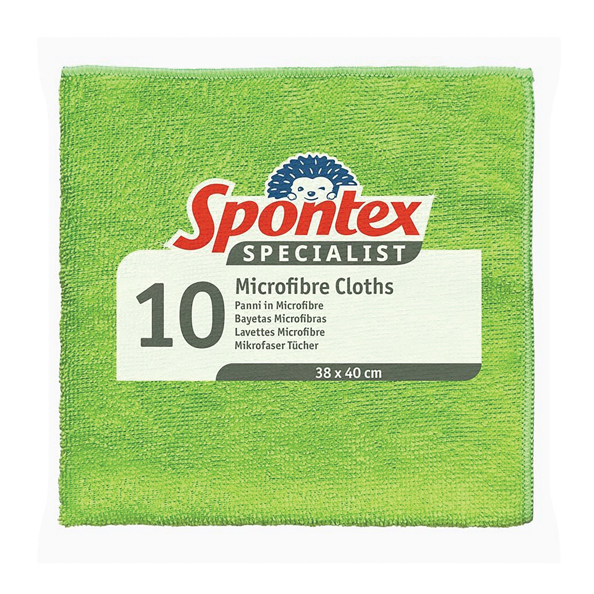 SPONTEX SPEC MICROFIBRE CLOTHS PK10