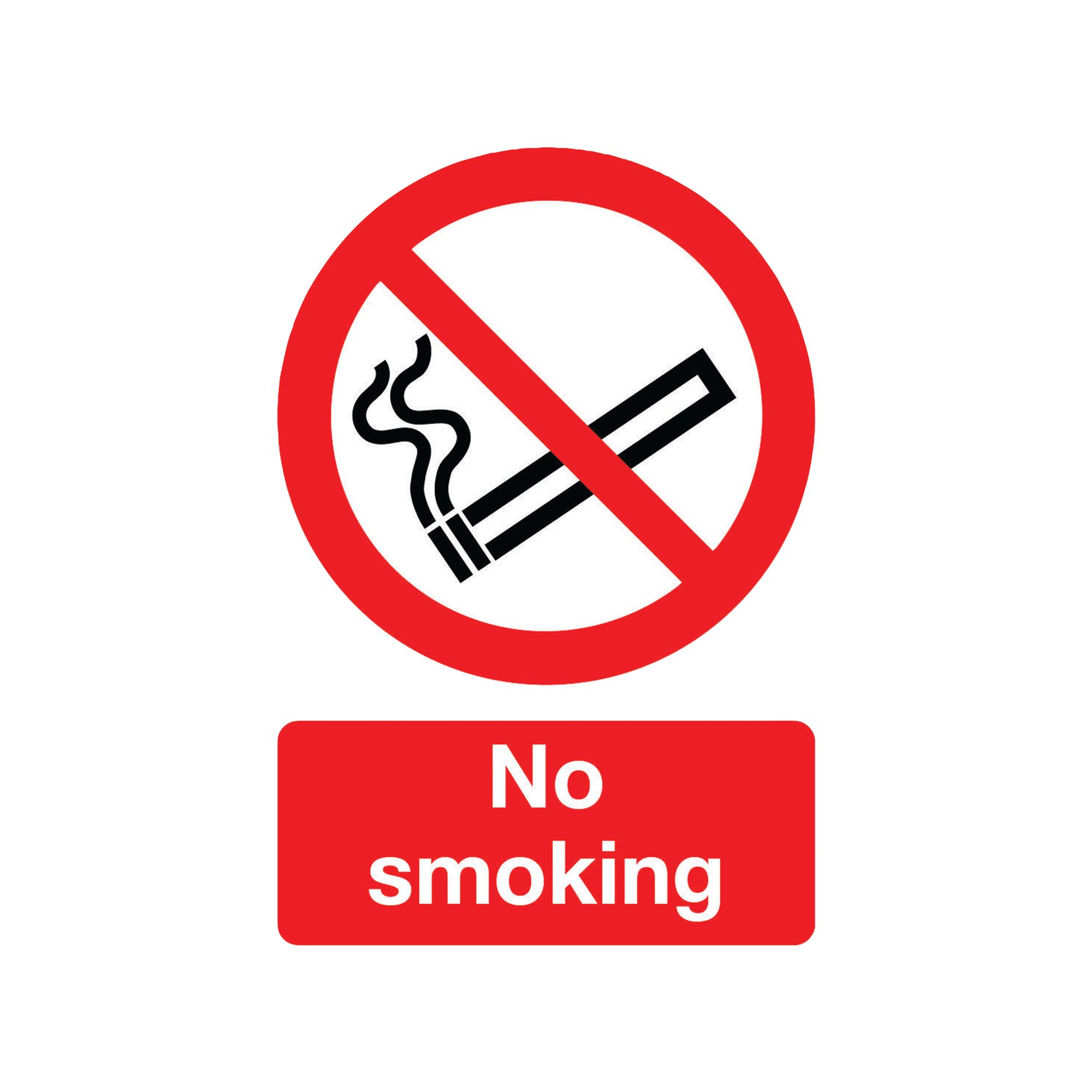 SIGNSLAB A5 210X148 NO SMOKING S/A