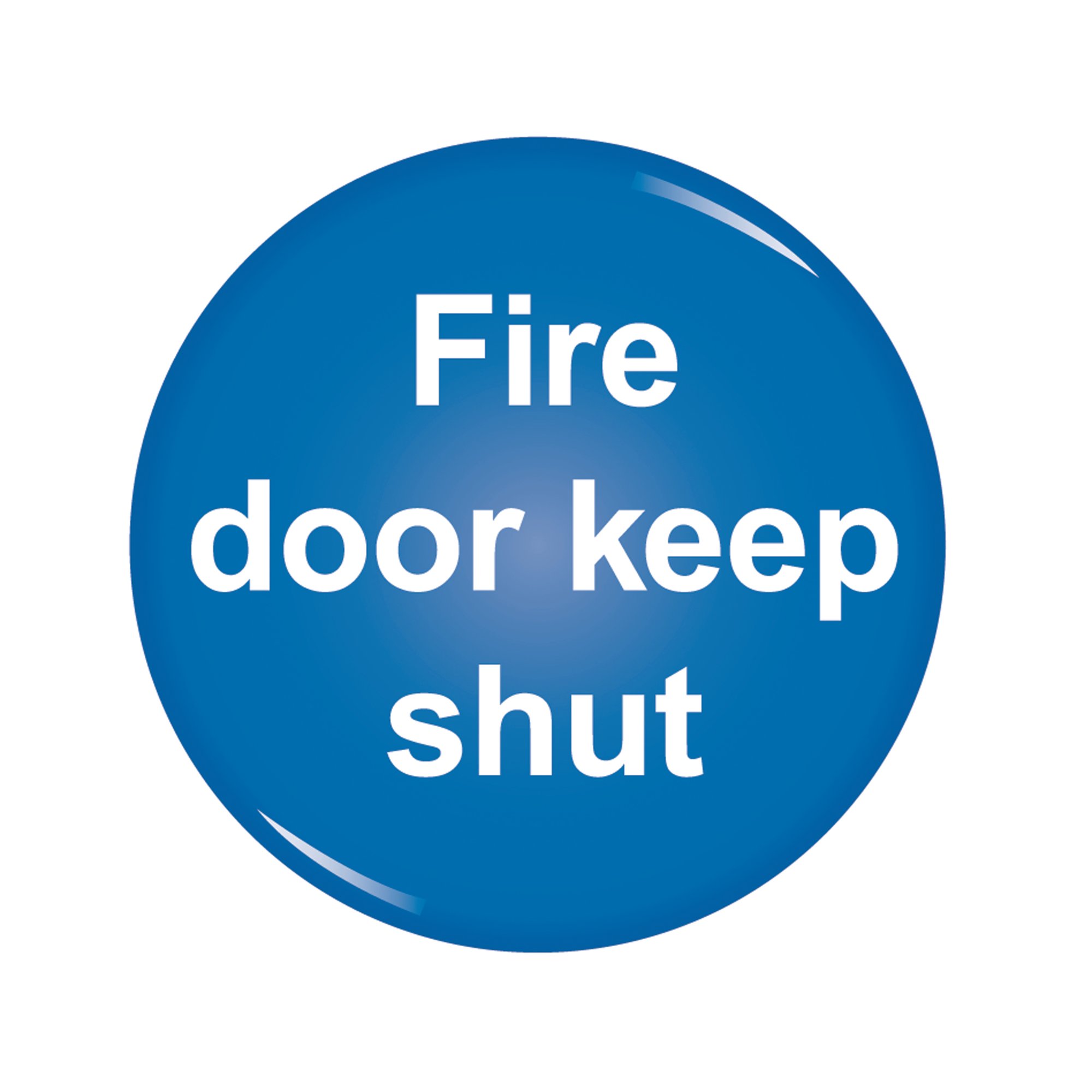 SIGNSLAB FIRE DOOR KEEP SHUT SYMBOL