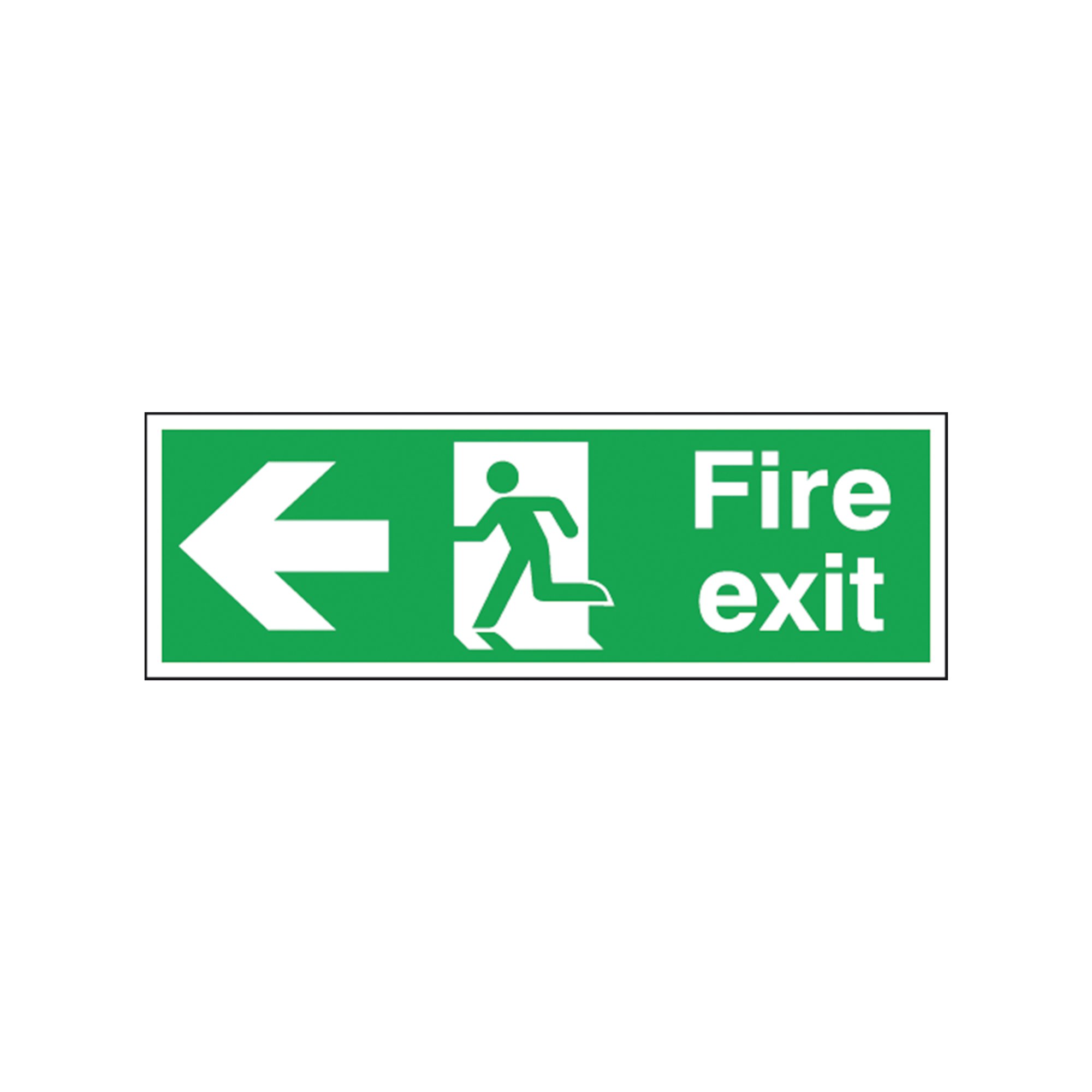 FIRE EXIT LEFT 150X450MM S/A E97A/S