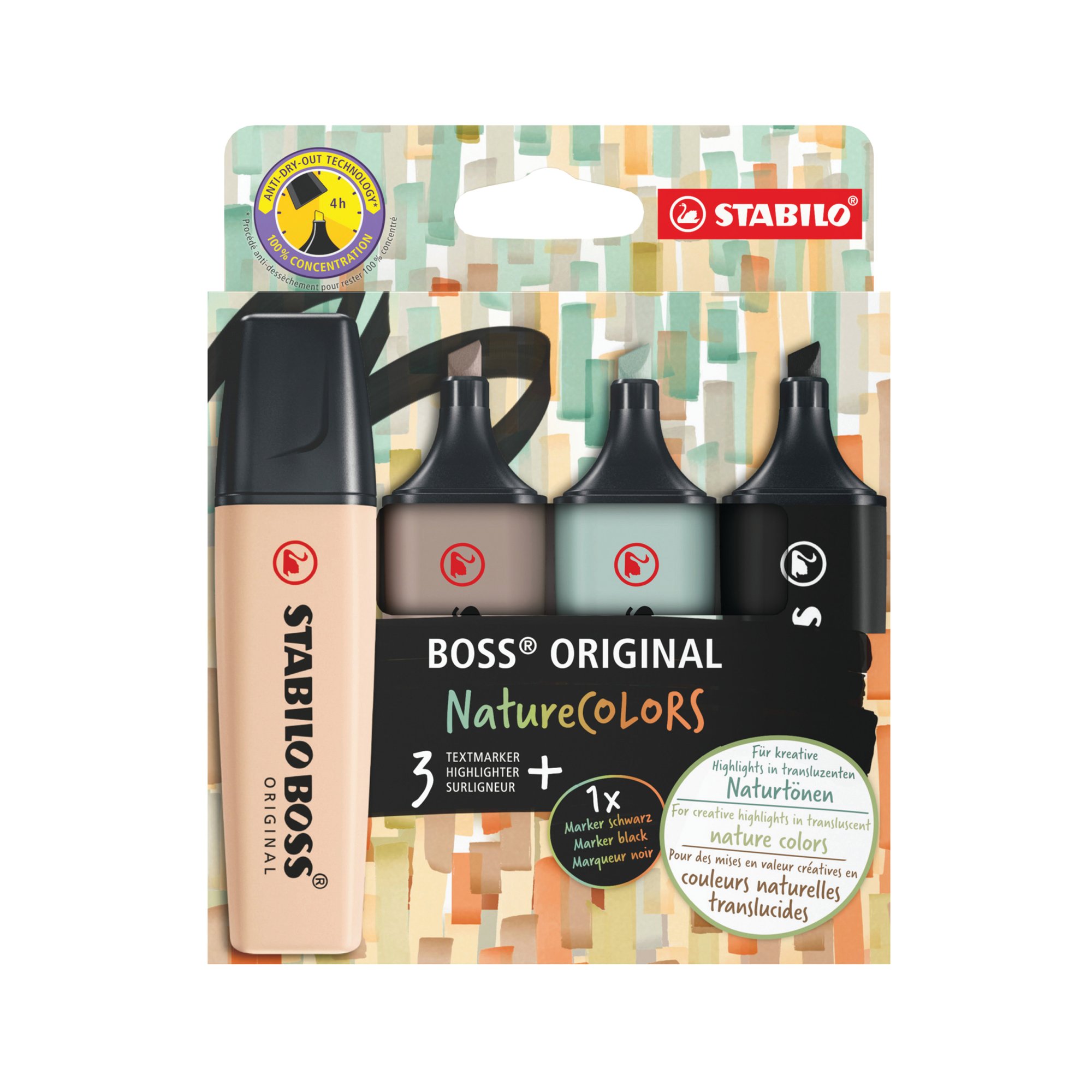 ORIGINAL HLER NATURECOLORS AST PK4