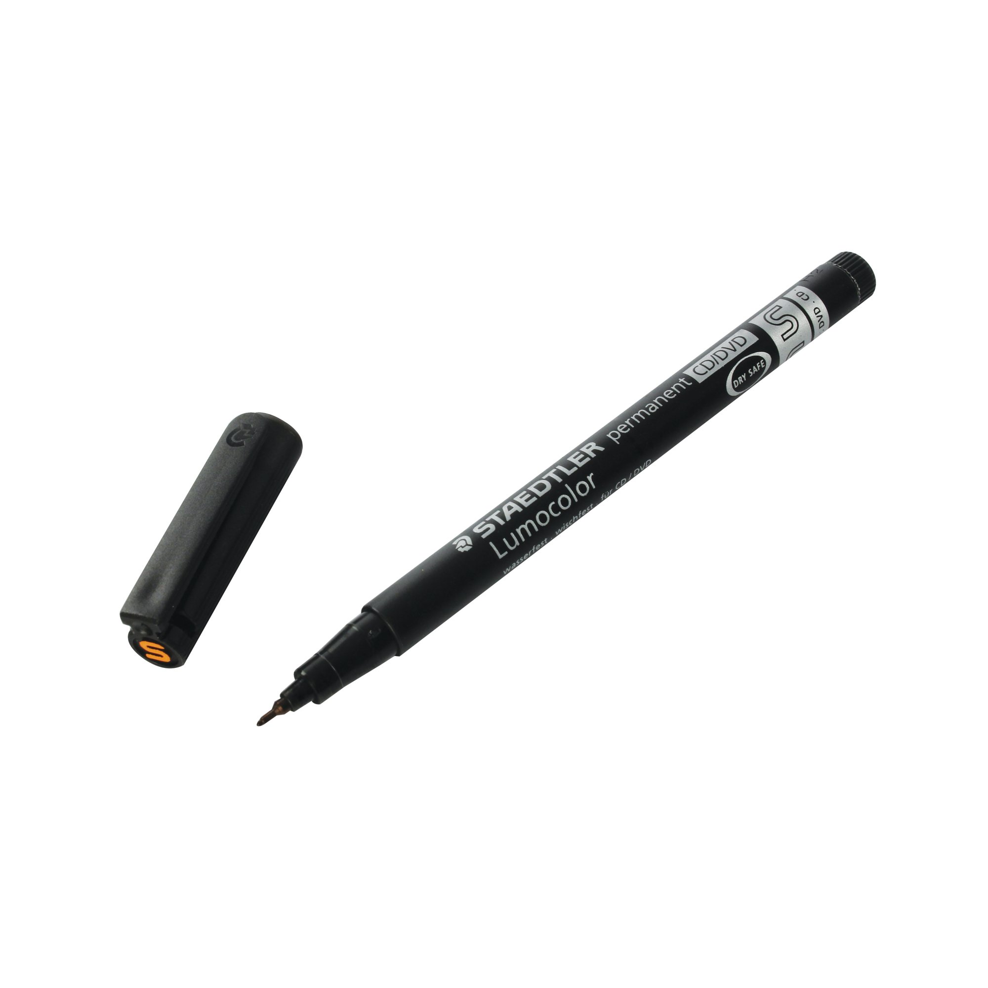 STAEDTLER LUMO CD/DVD MRKER BLK PK10