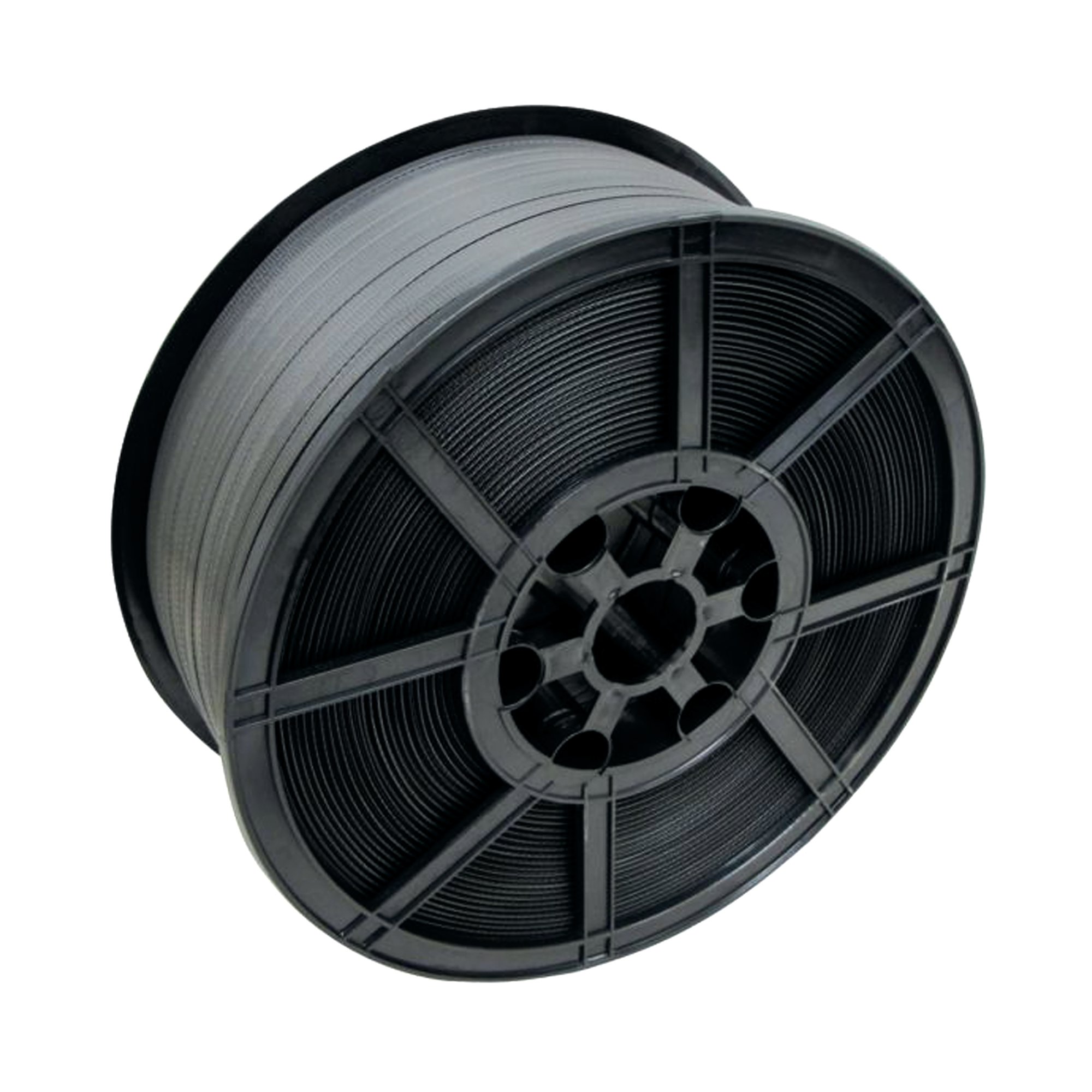 PP STRAPPING 12MMX0.75MMX1200M BLK