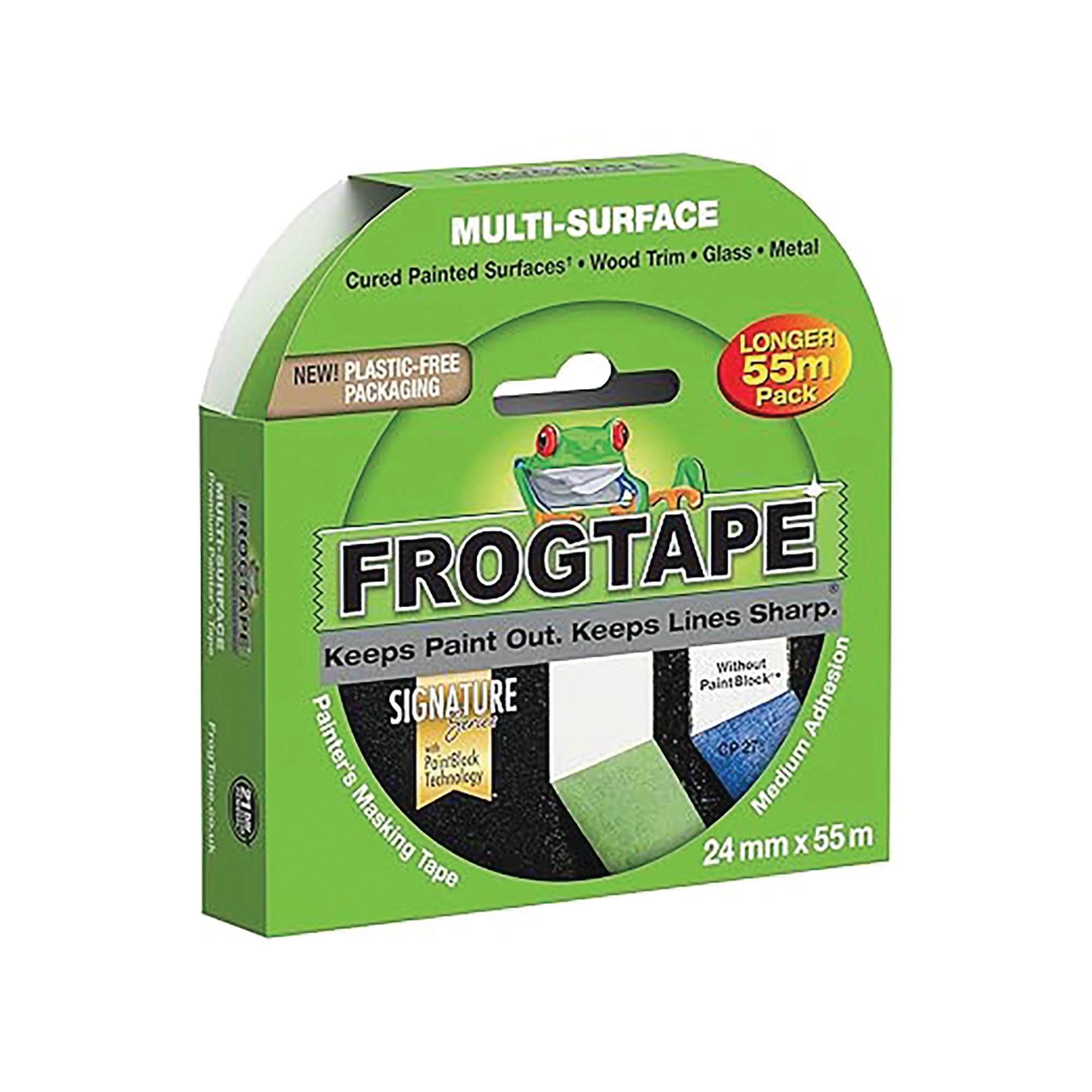 FROG TAPE PAINTERS TAPE 24MMX55M GRN