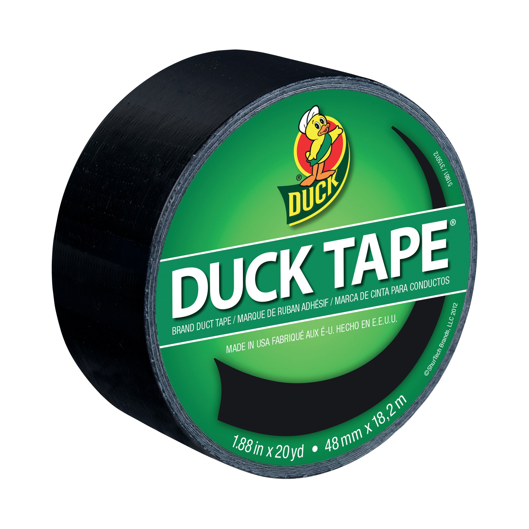 DUCKTAPE 48MMX18.2M BLACK PK6