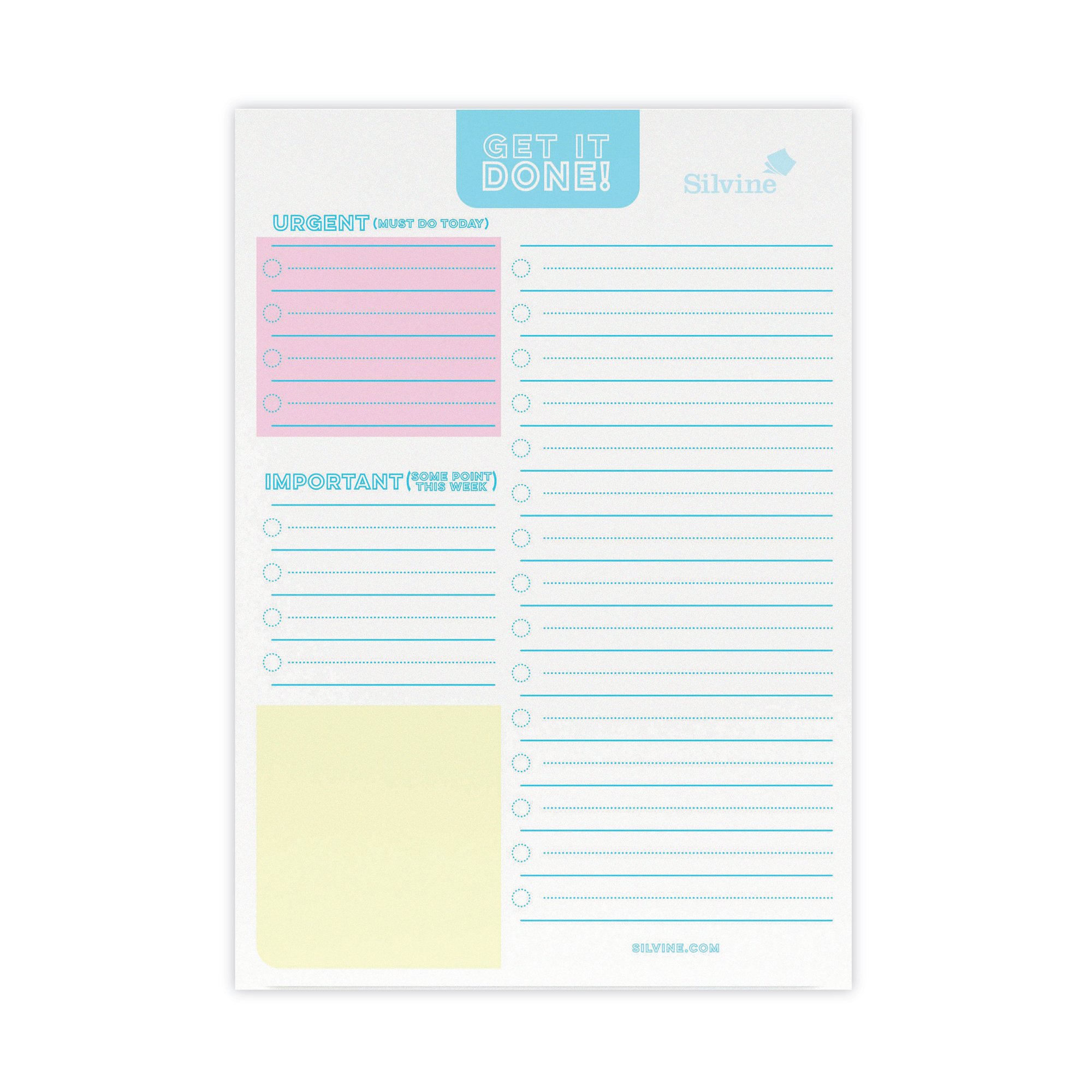 SILVINE LUXPAD THINGS TO DO PAD A5