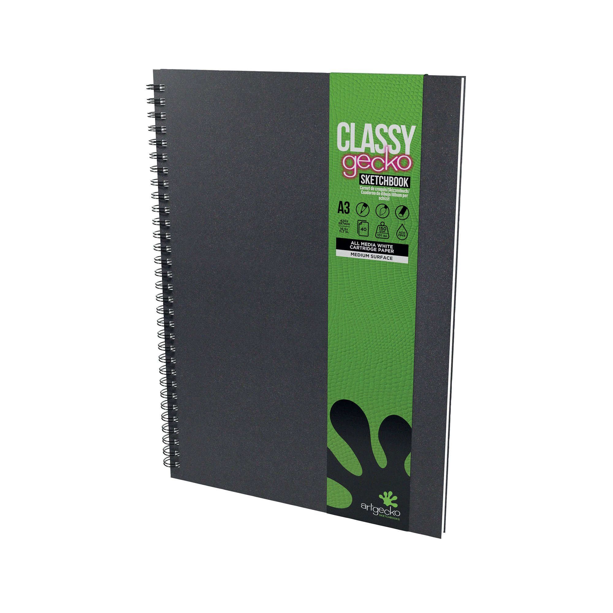 CLASSY GECKO WBND SKCHBK A3 POR 40SH