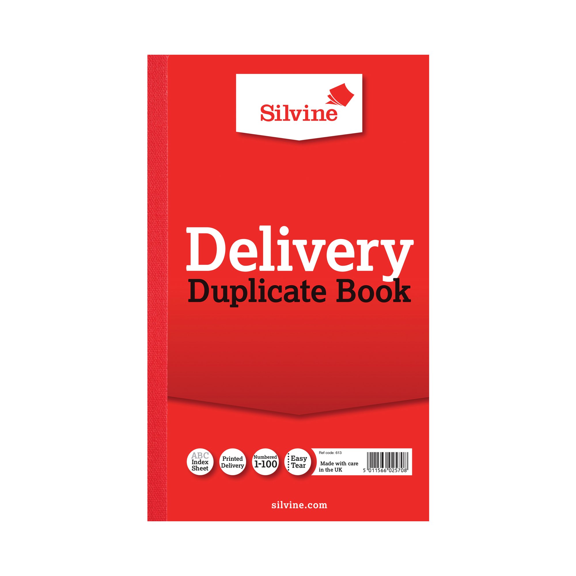 SILVINE DUP BK 8.25X5 DELIVERY 613-T