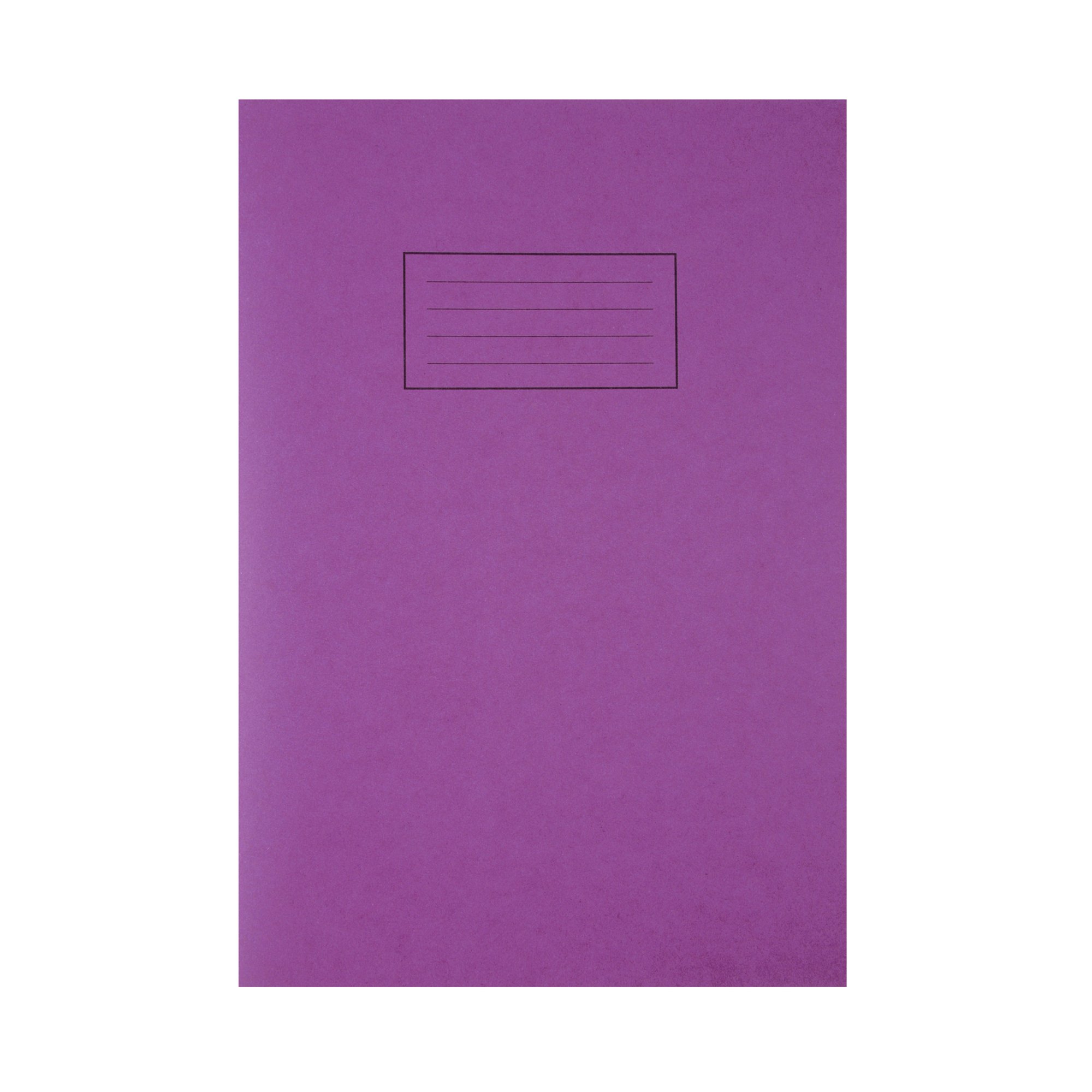 SILVINE EXERCISE BOOK A4 PURPLE PK25