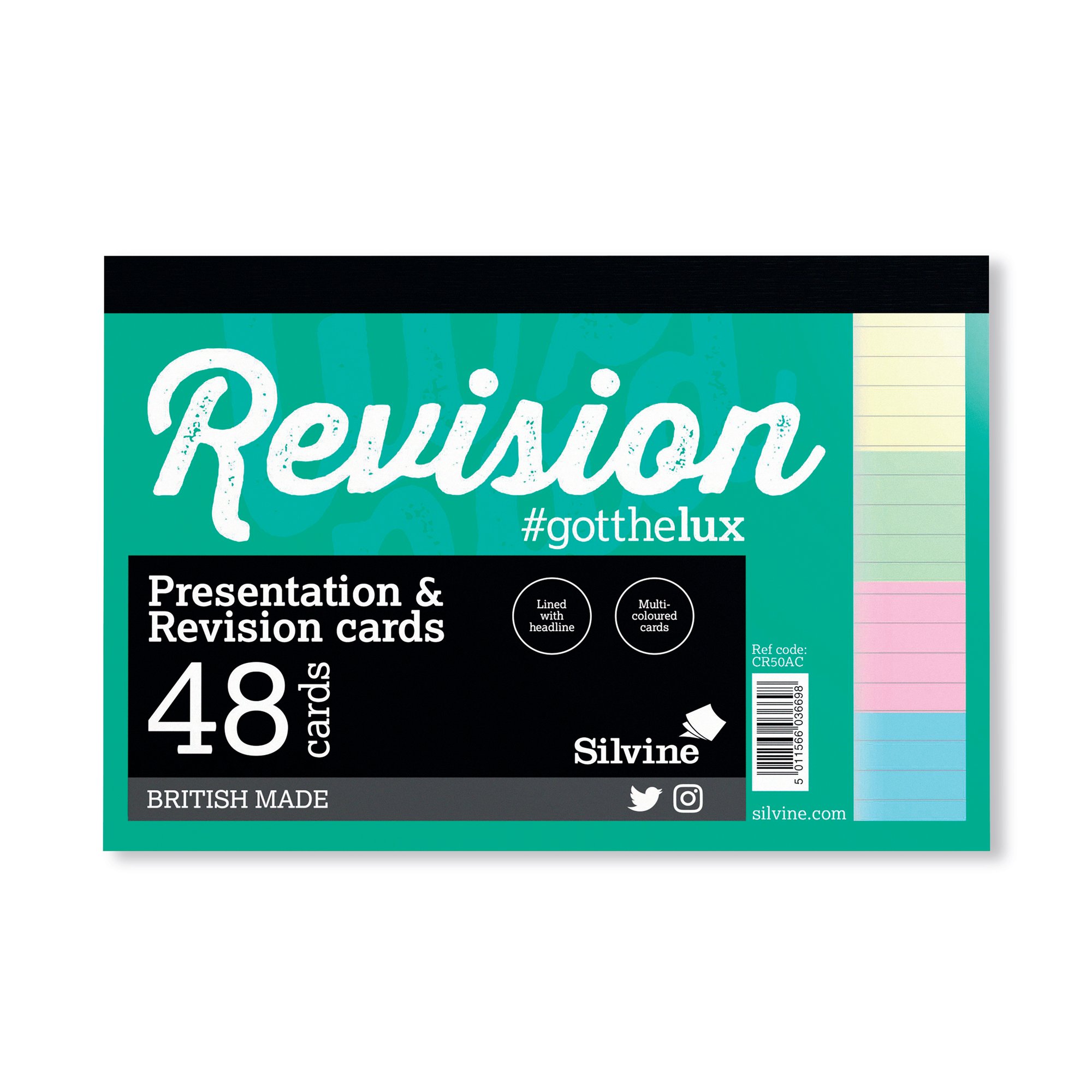 SILVINE 48 REVISION CARD AST PK960
