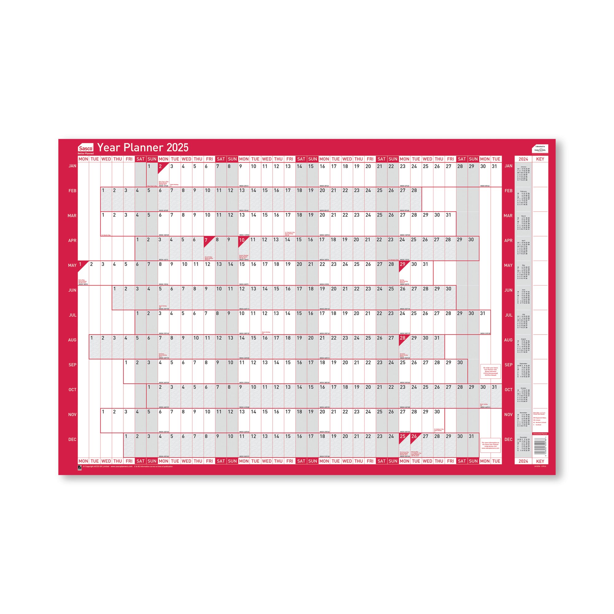 SASCO COMPACT YEAR PLANNER LCAP 2025