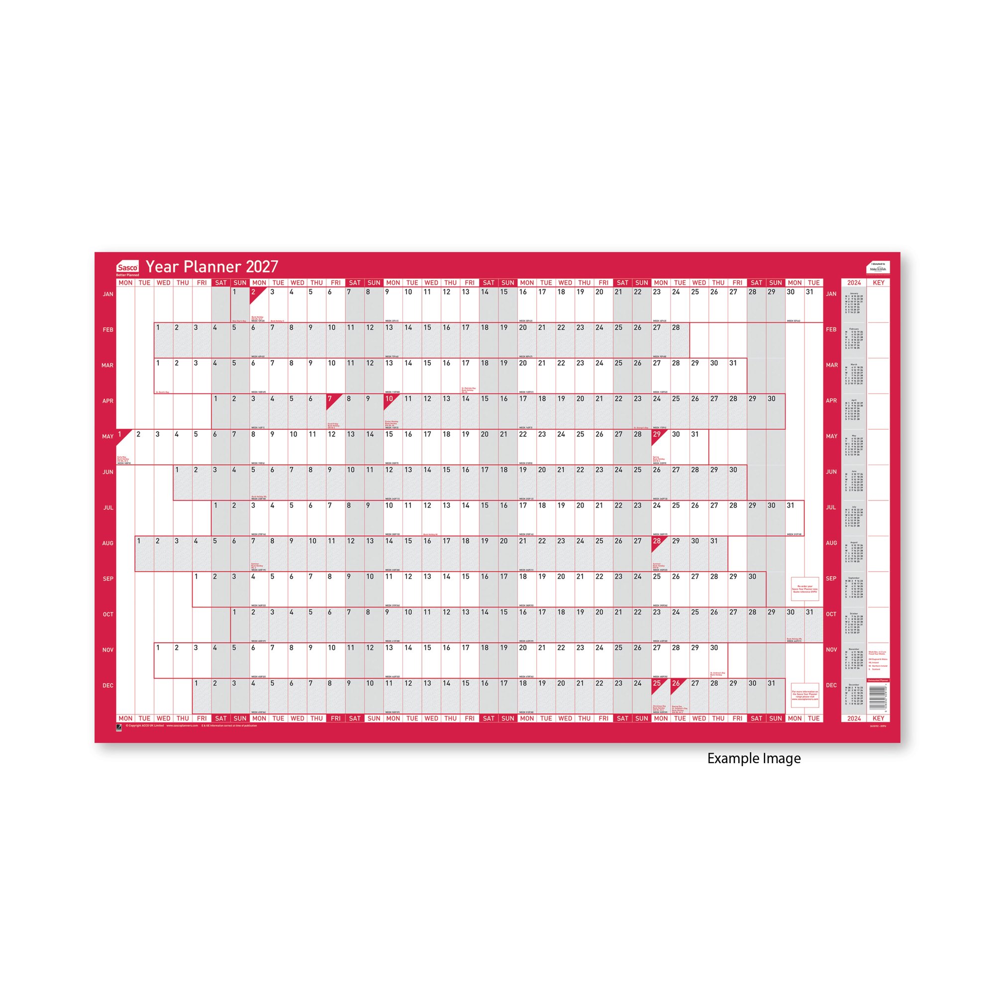 SASCO 2027 YEAR PLANNER OVERSIZE UNM