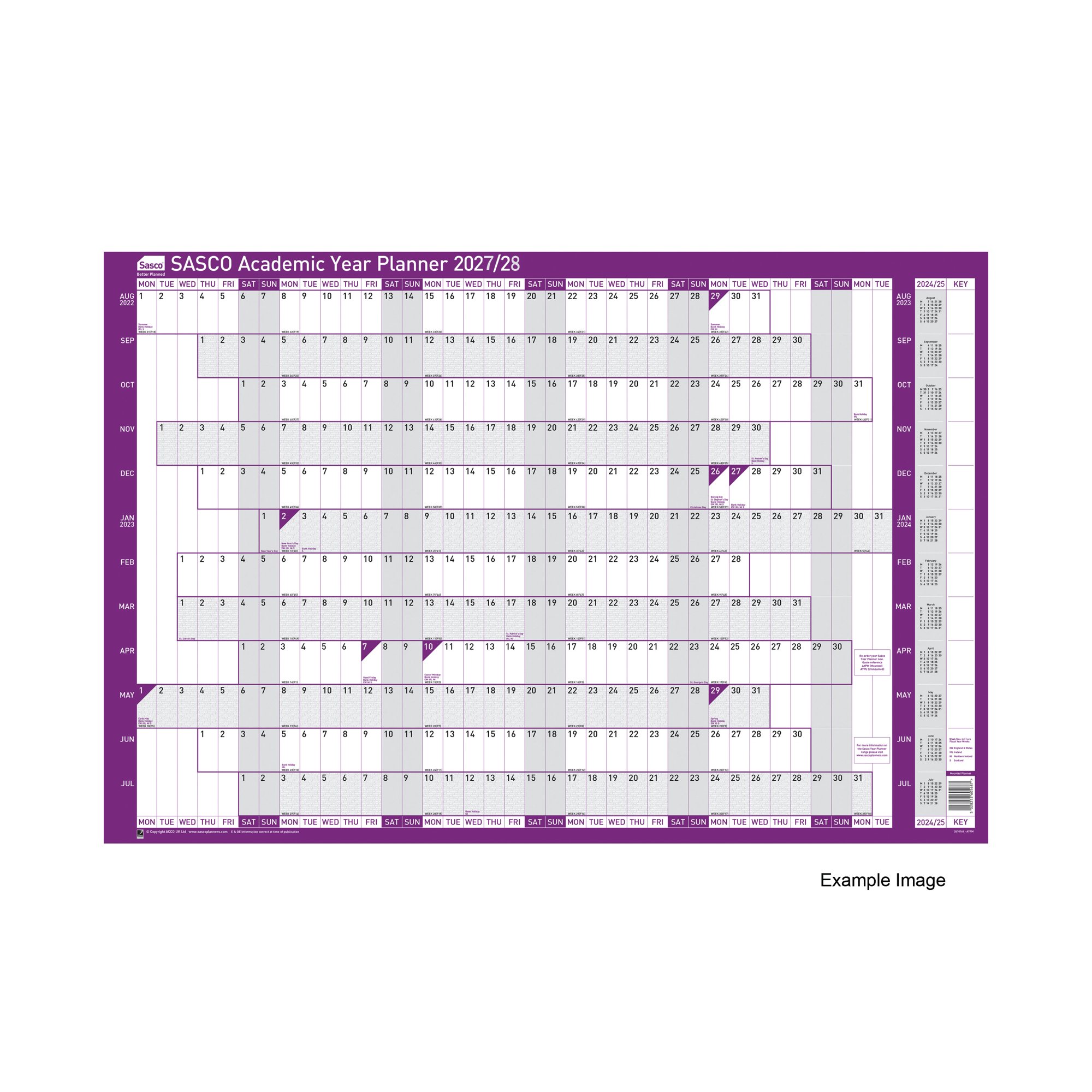 SASCO ACADEMIC PLANNER MTD 2027/28