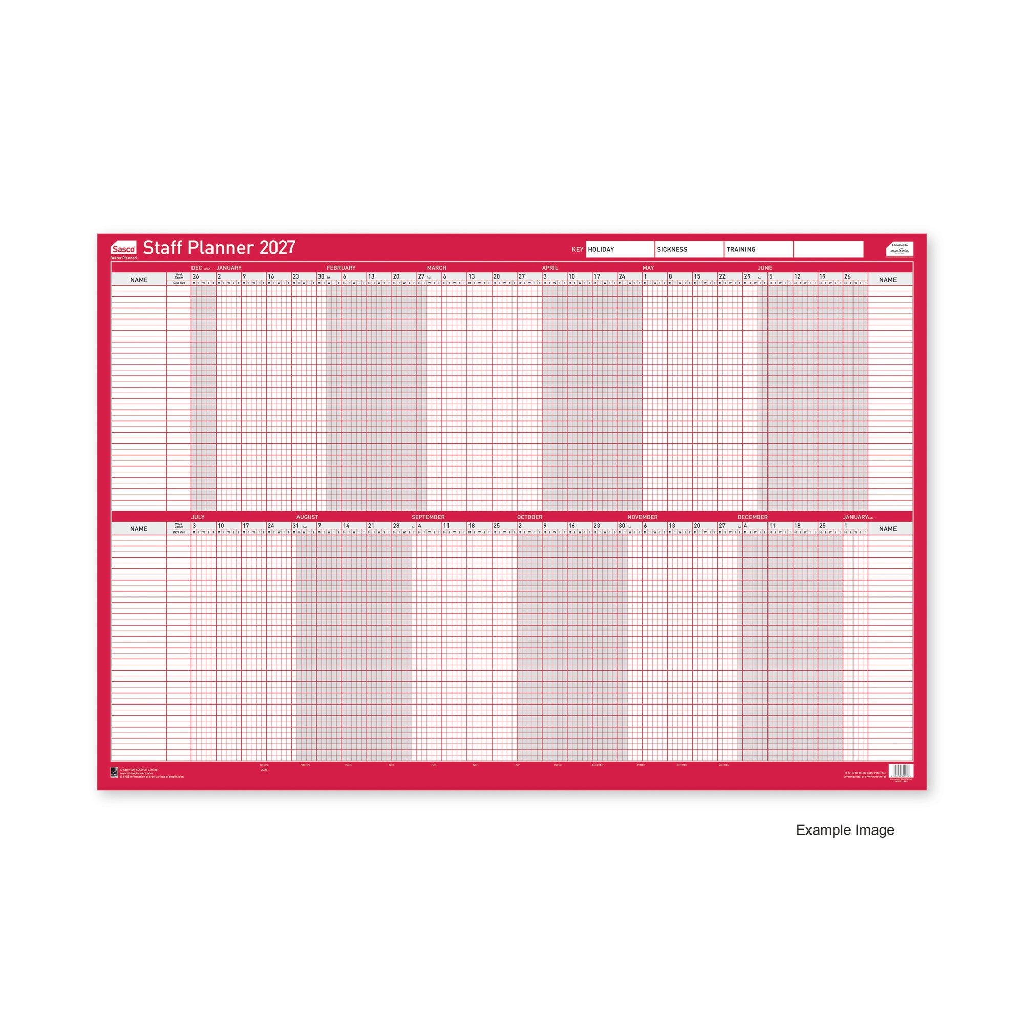 SASCO STAFF PLANNER UNMTD 2027