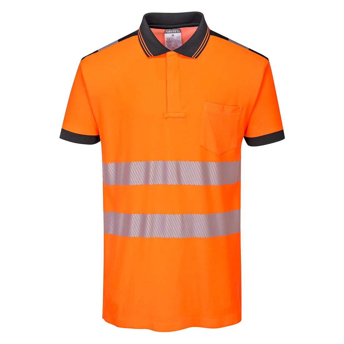 PW3 HI-VIS C/C POLO S/S O/B XXL