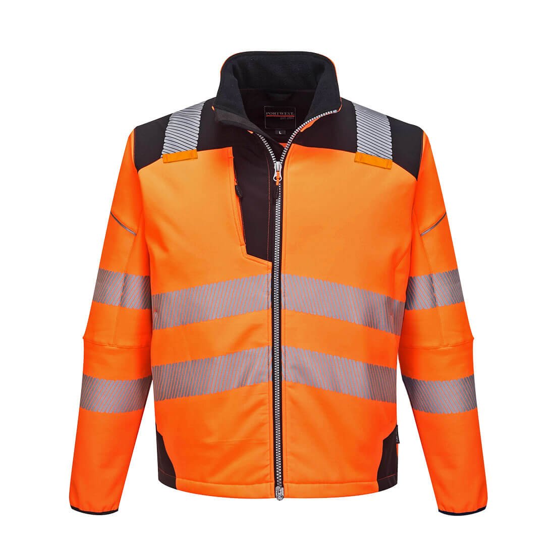 PW3 HI-VIS SOFTSHELL 3L ORG/BLK XL