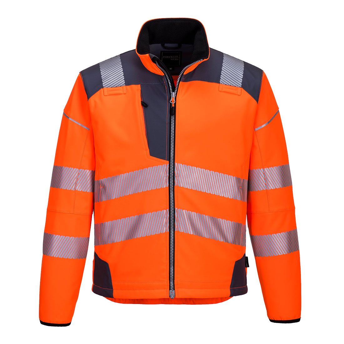 PW3 HI-VIS SOFTSHELL 3L ORG/GREY XXL
