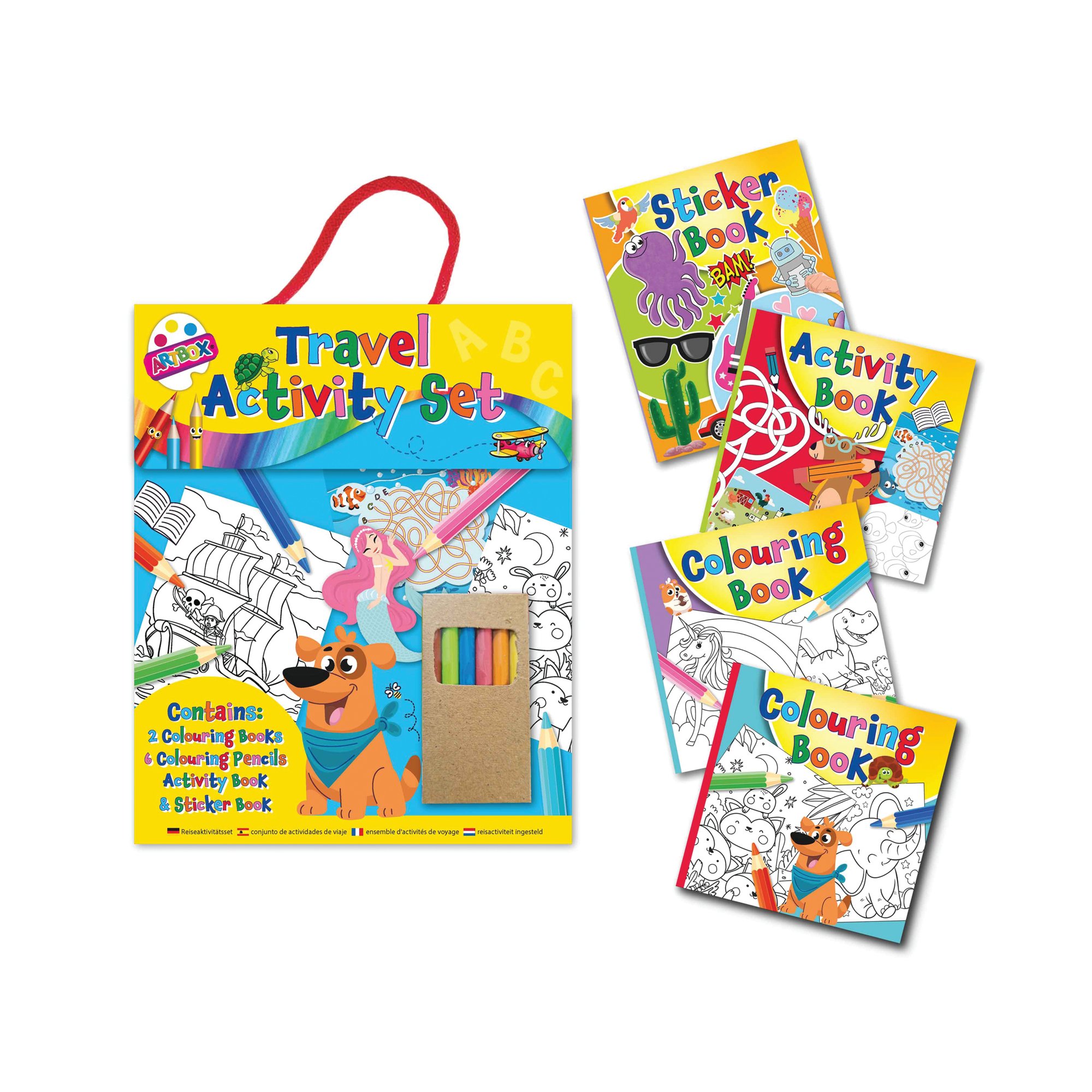 CHILDRENS TRAVEL ACTIVITY SET PK6