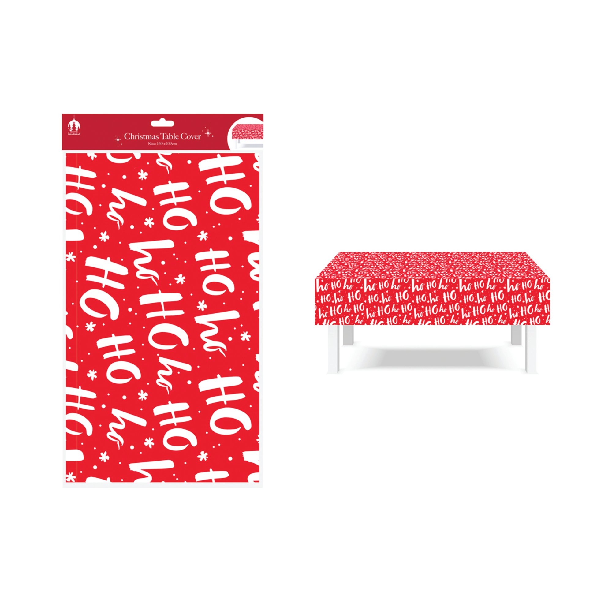 CONTEMP XMAS PARTY TABLE COVER PK12