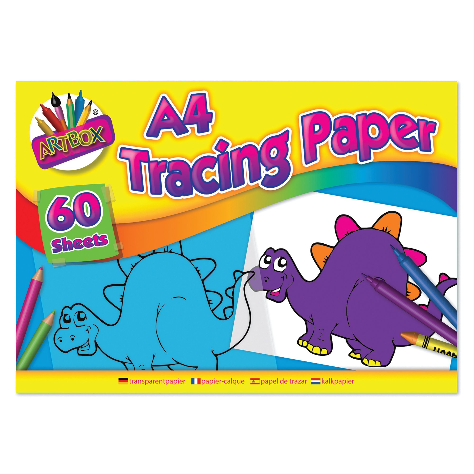 ART BOX TRACING PAPER A4 60 SH PK12