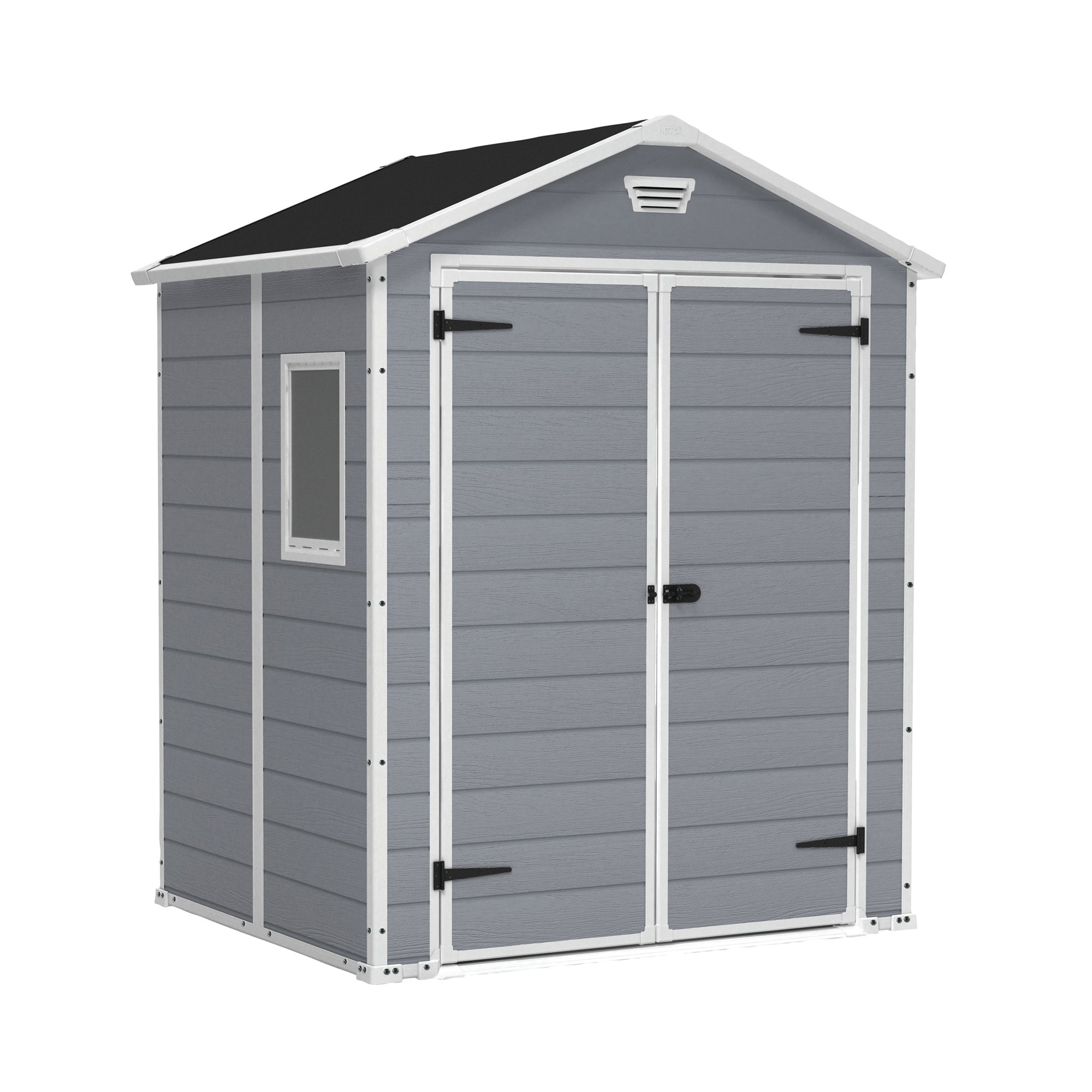 KETER MANOR SHED 6X5FT GREY