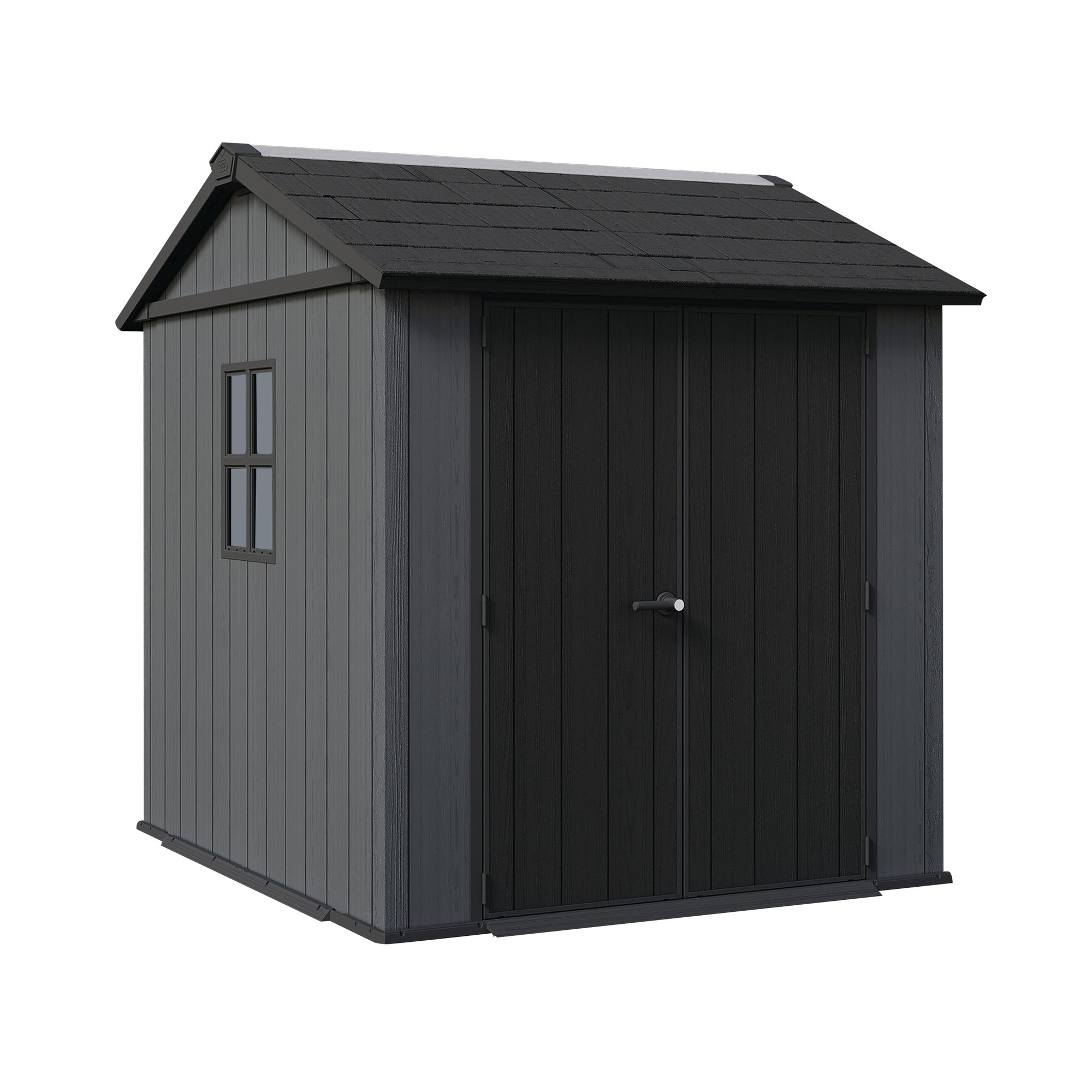 KETER NEWTON PLUS SHED 7X7.5FT GREY