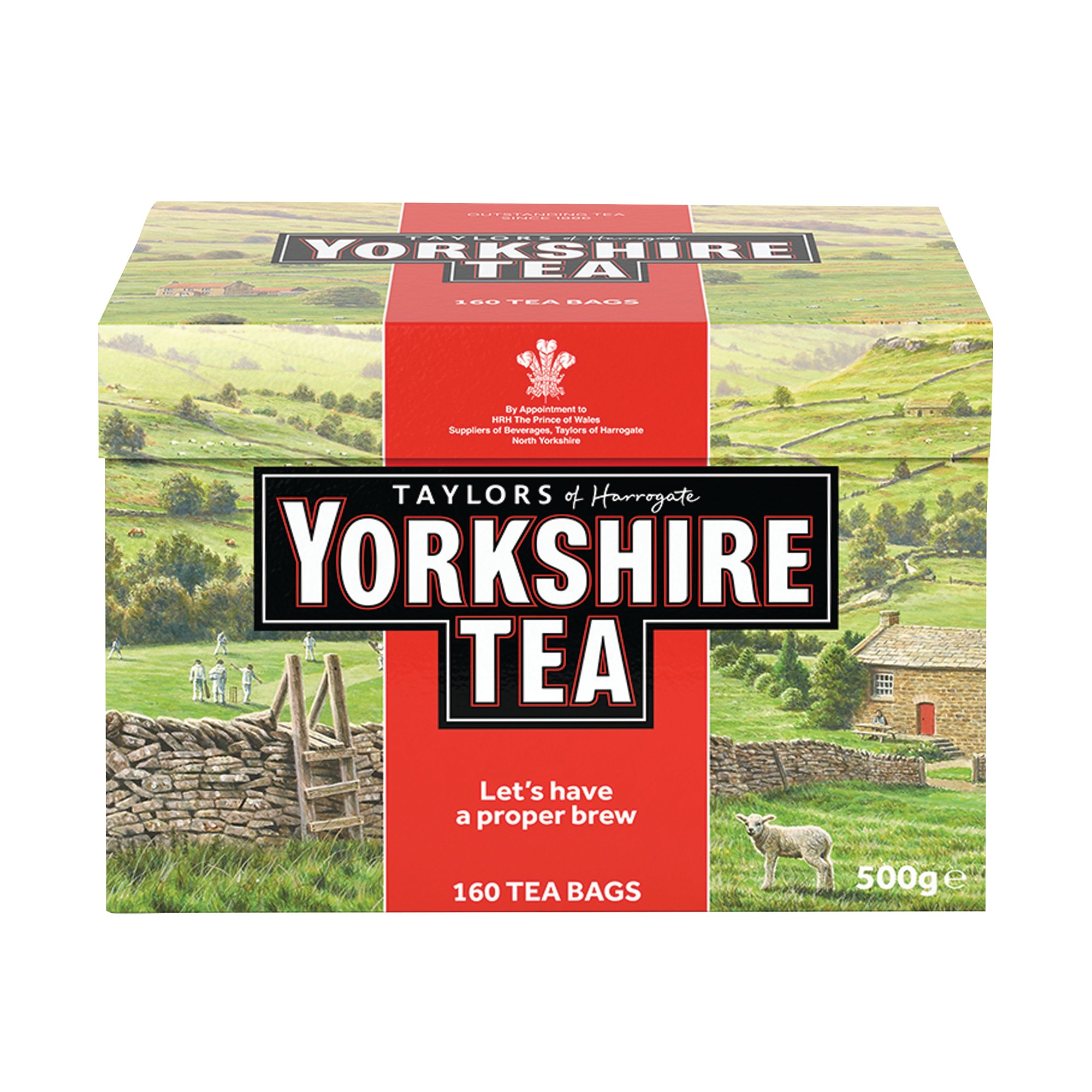 YORKSHIRE TEA 160 TEA BAGS 500G