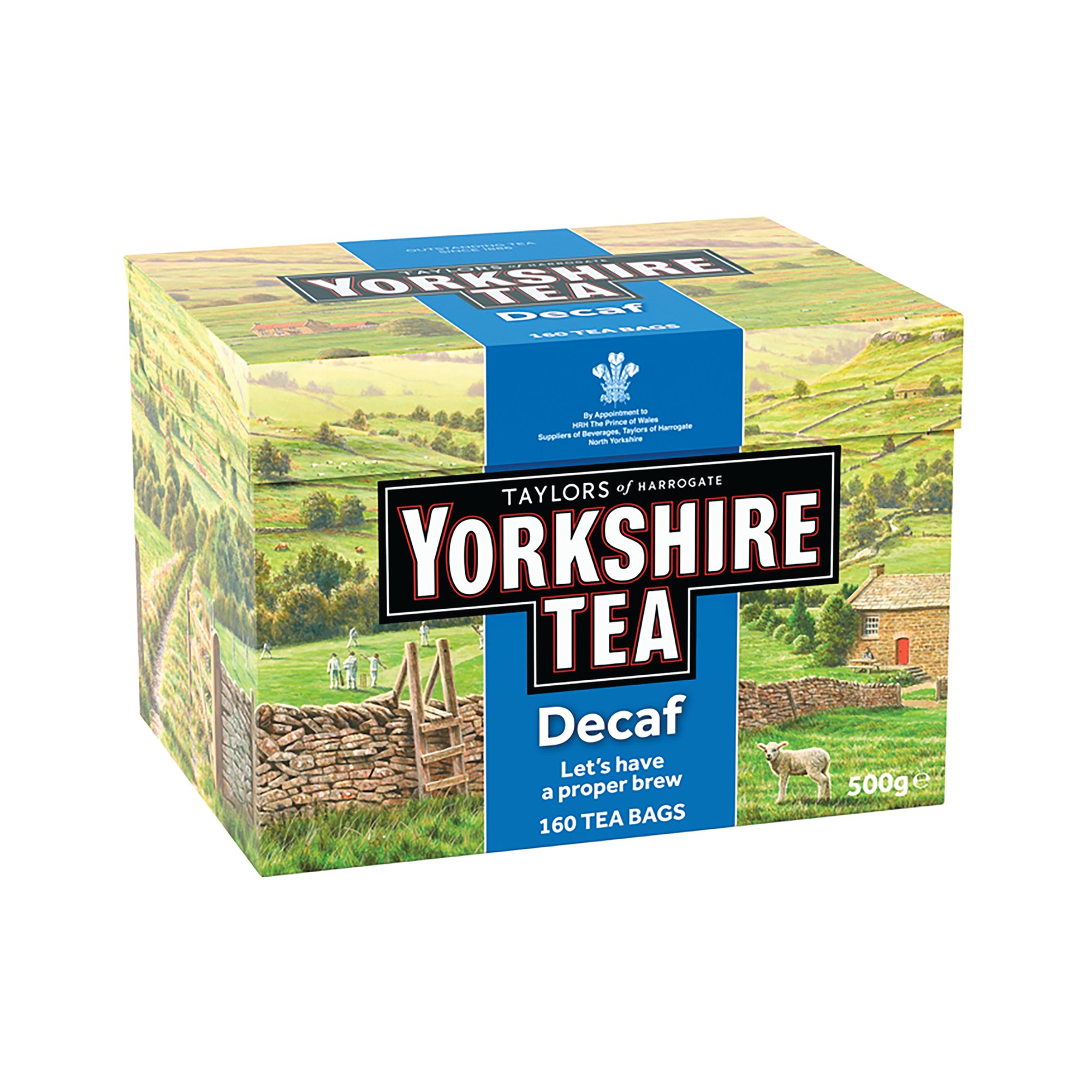 YORKSHIRE TEA BAGS 160 DECAFF