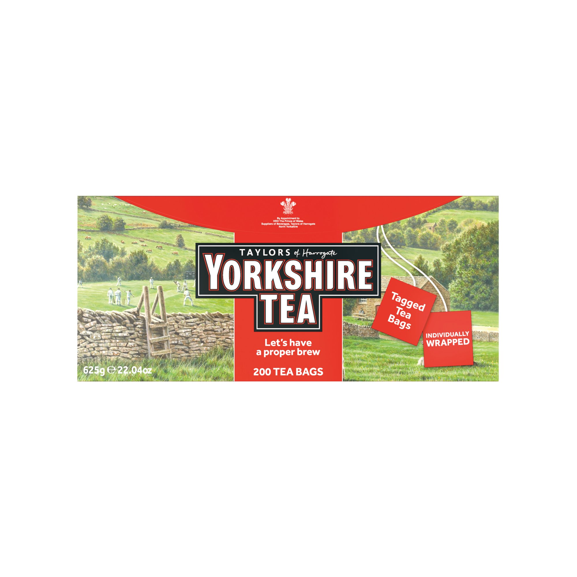 YORKSHIRE TEA ENVELOPE TEA BAG PK200