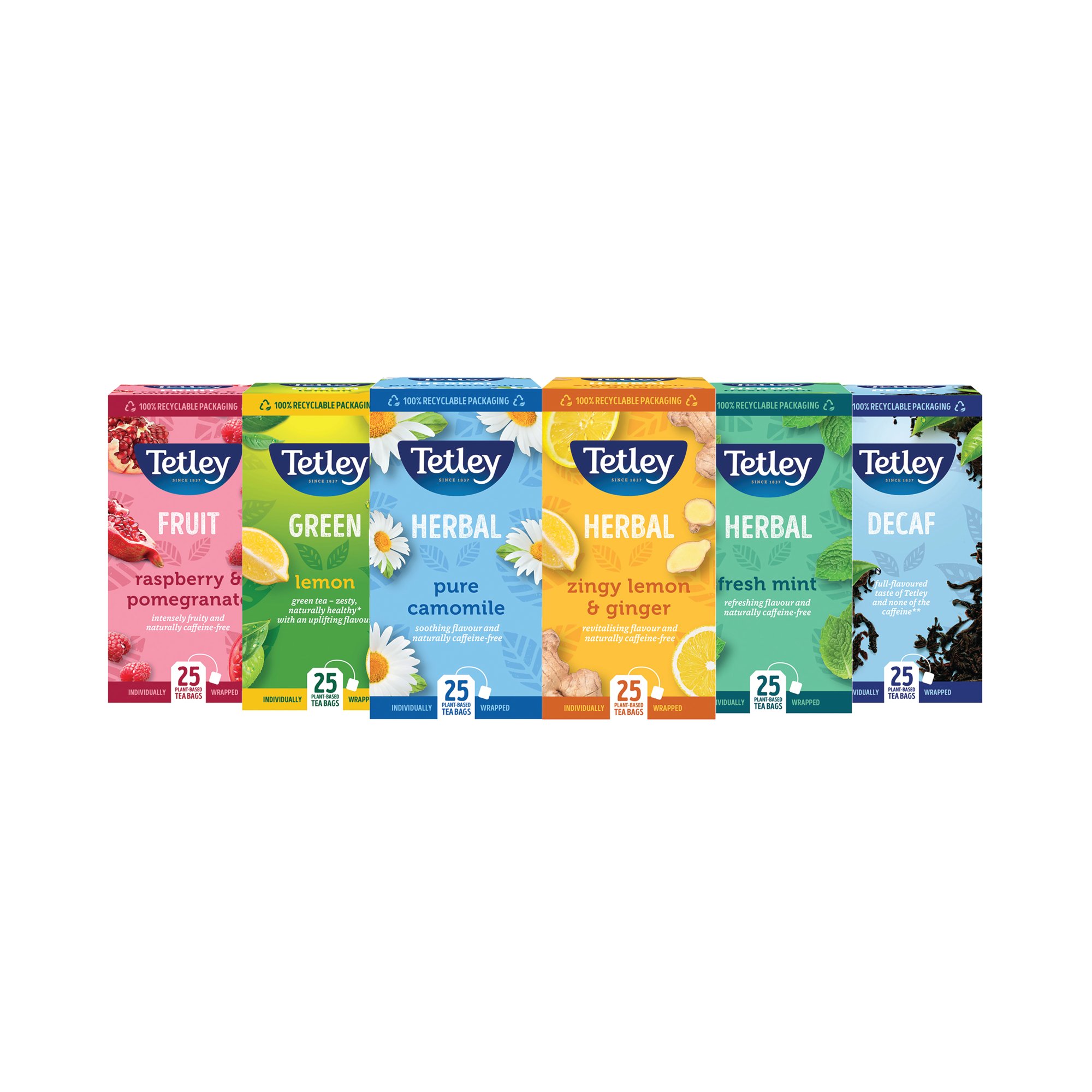 TETLEY FRUIT+HERB TEA VARIETY PK150
