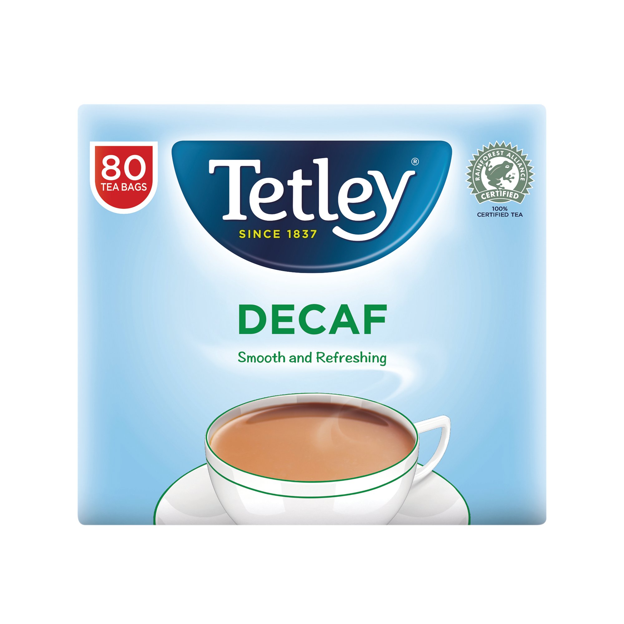 TETLEY DECAFFEINATED TEABAG PK80