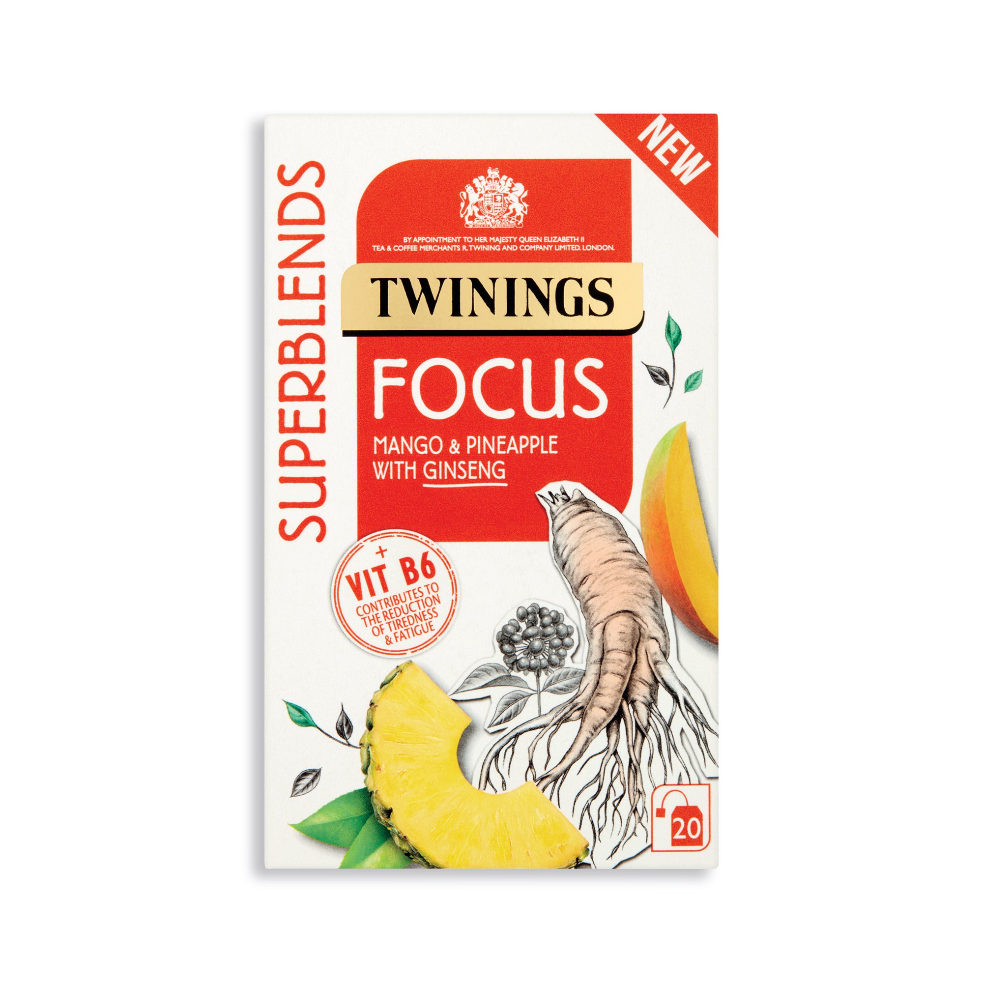 TWININGS SUPERBLENDS FOCUS HT PK20