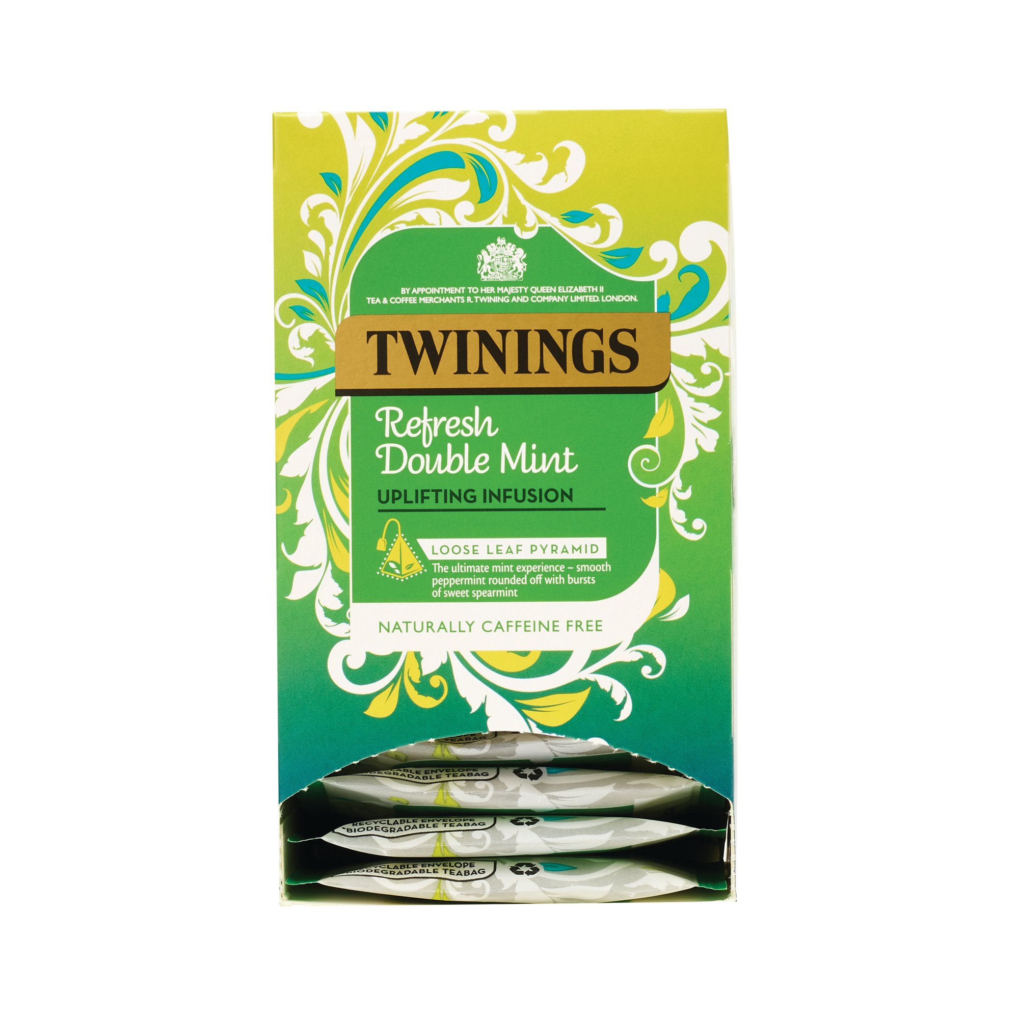 TWININGS DOUBLE MINT TEA BAGS PK15