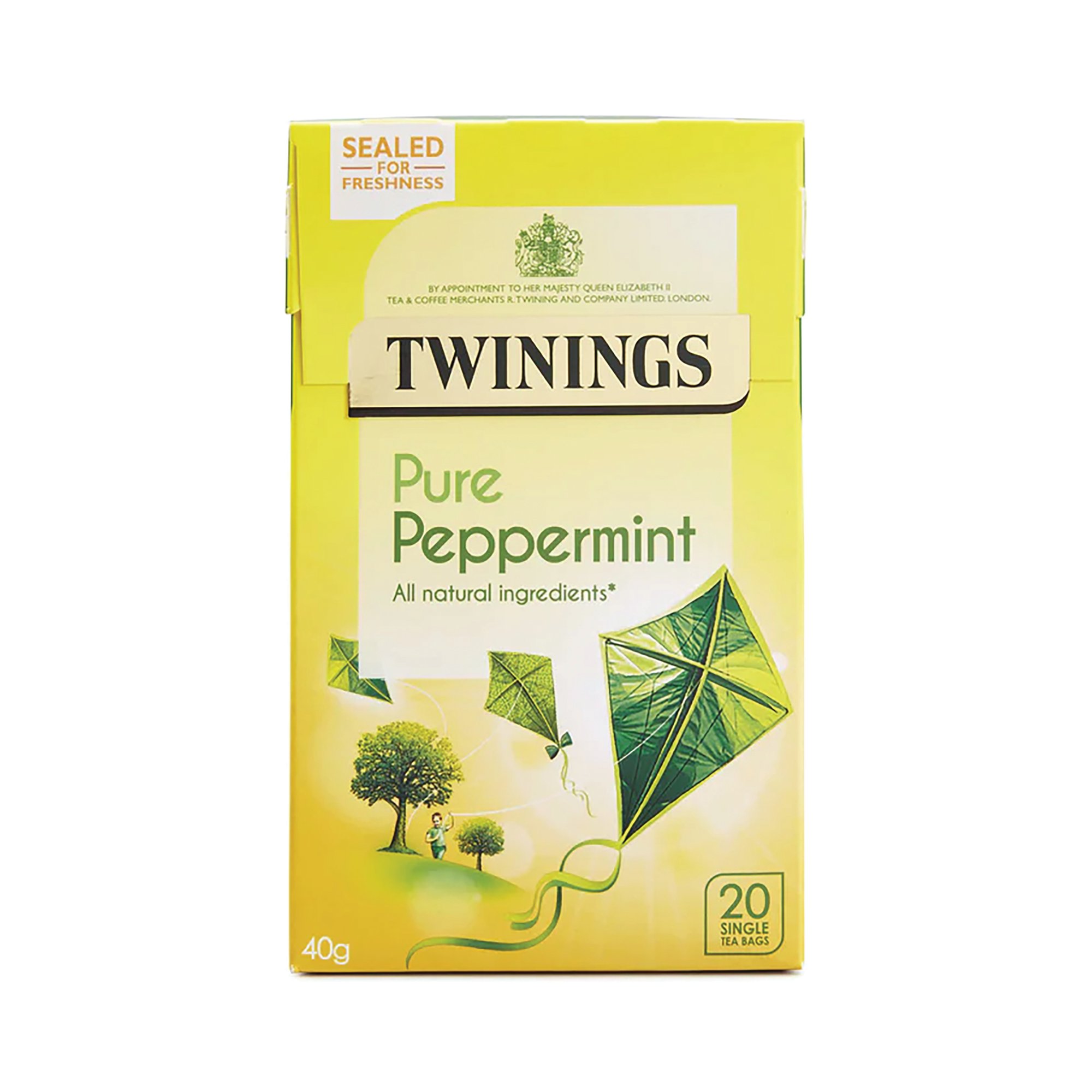 TWININGS PURE PEPPERMT TEA BAGS PK20