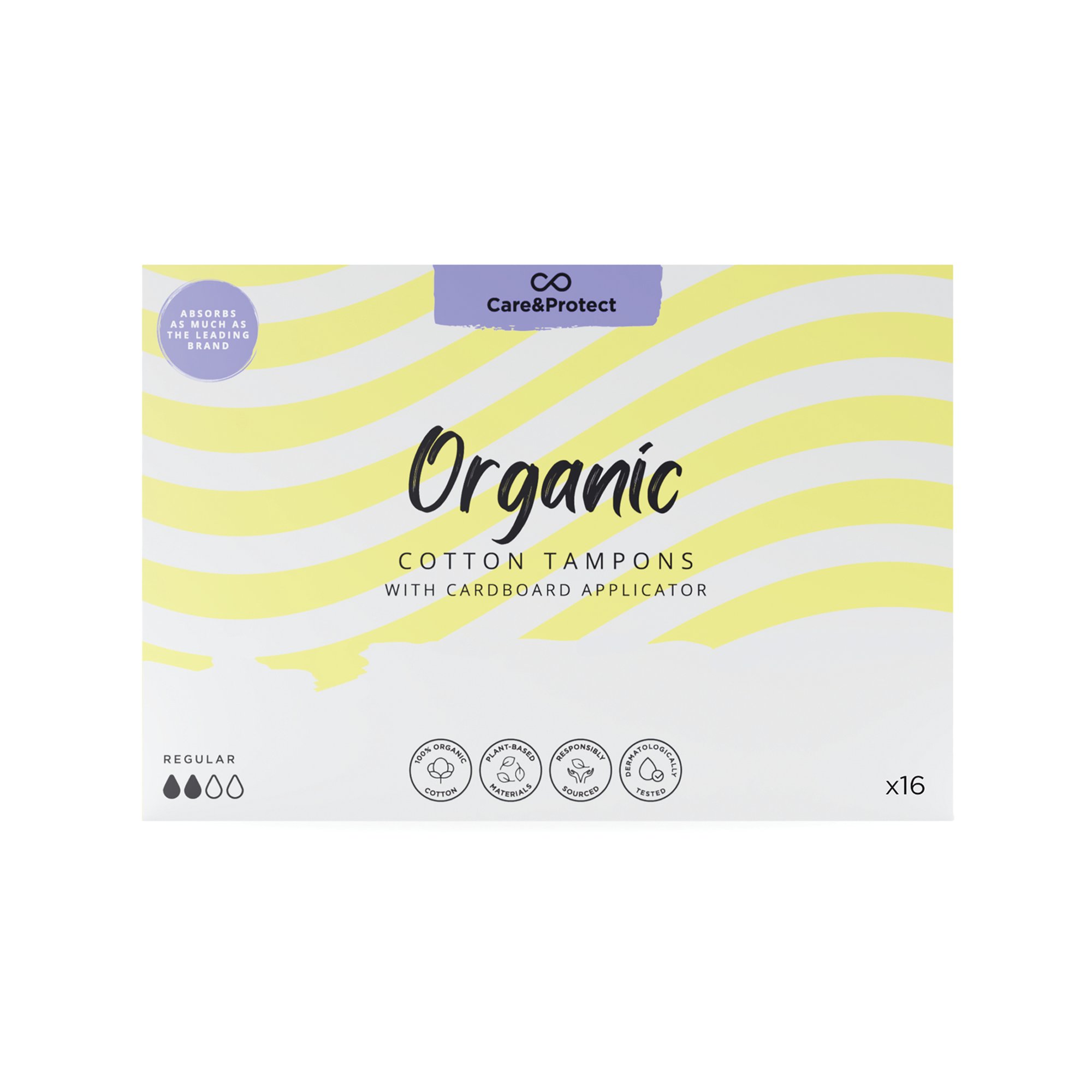 C P ORGANIC REG APP TAMPONS X16 PK12