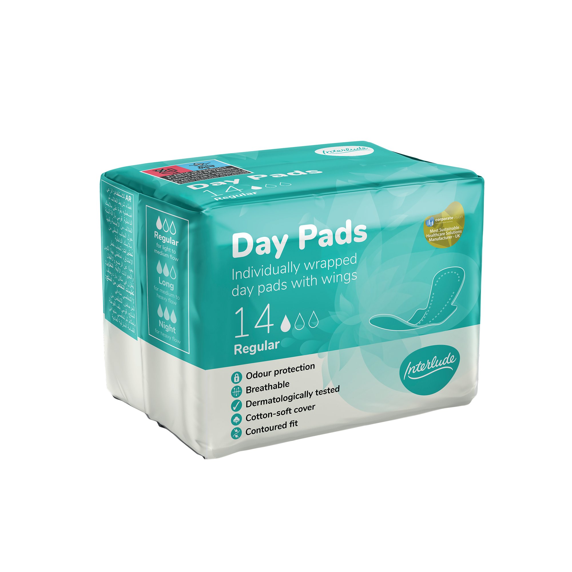 ULTRA DAY SANITARY X14 PADS REG PK12