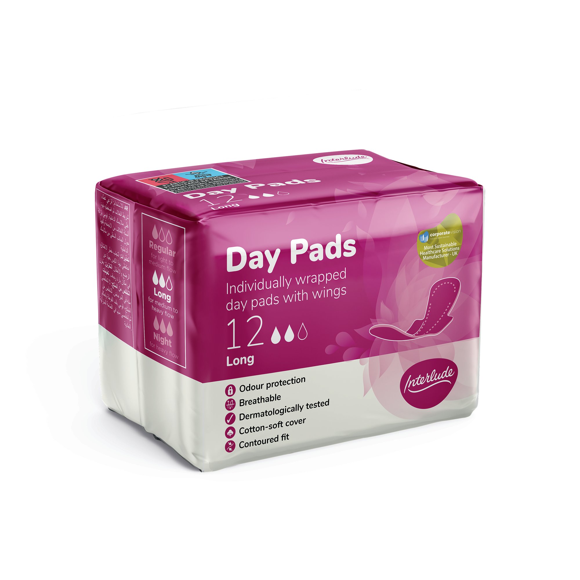 ULTRA DAY PADS LONG X12 PADS PK12