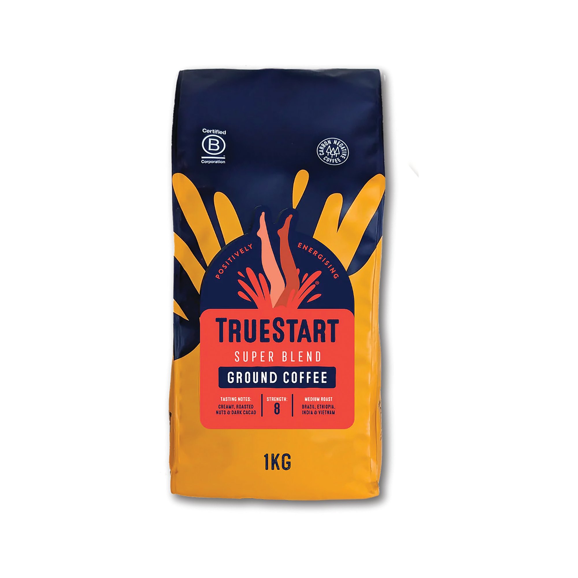 TRUESTART COFFEE SUPER BLEND GROUND 1KG