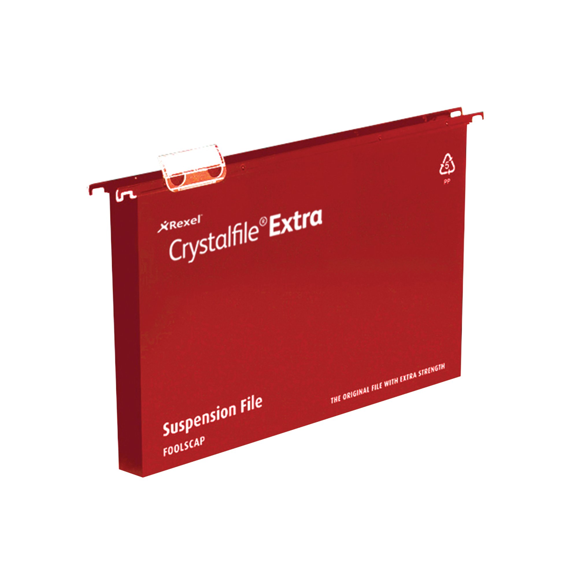 REXEL CRYSTALFILE SUSN FILE RED PK25