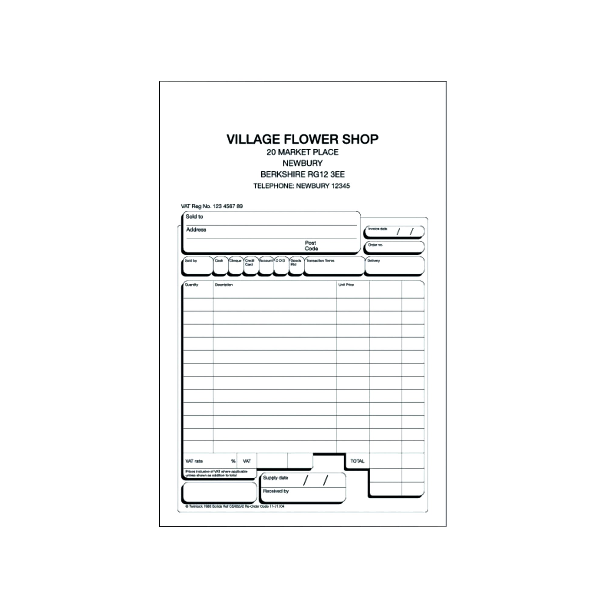 REXEL SCRIBE 855 RECEIPT 3PT PK75