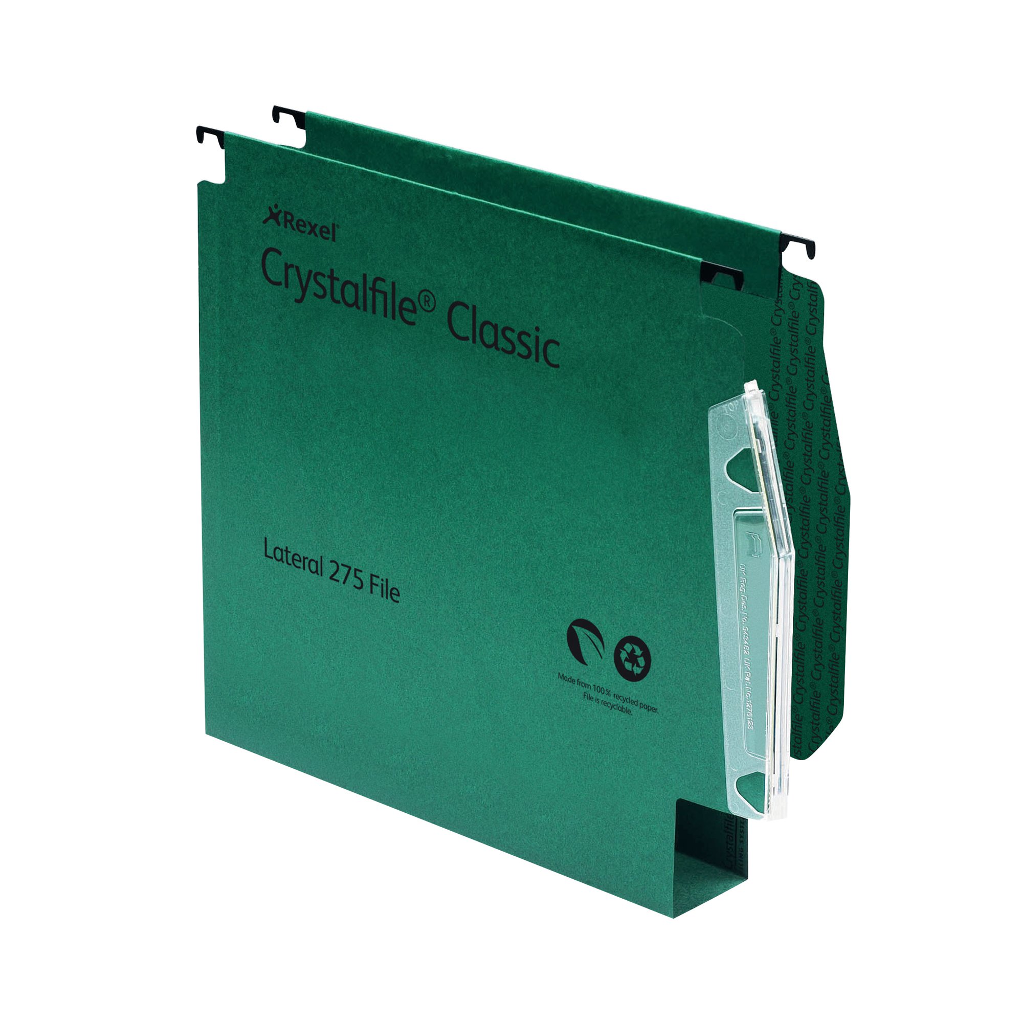 REXEL CRYSTALFILE LAT FILE GRN PK50