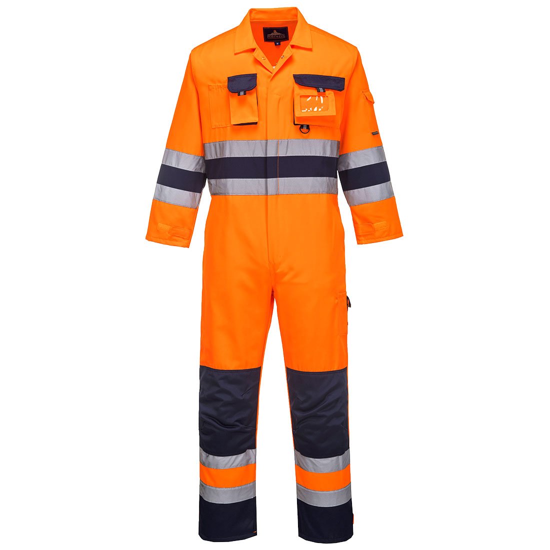 NANTES HI-VIS WKCOVERALL OG/NVY M