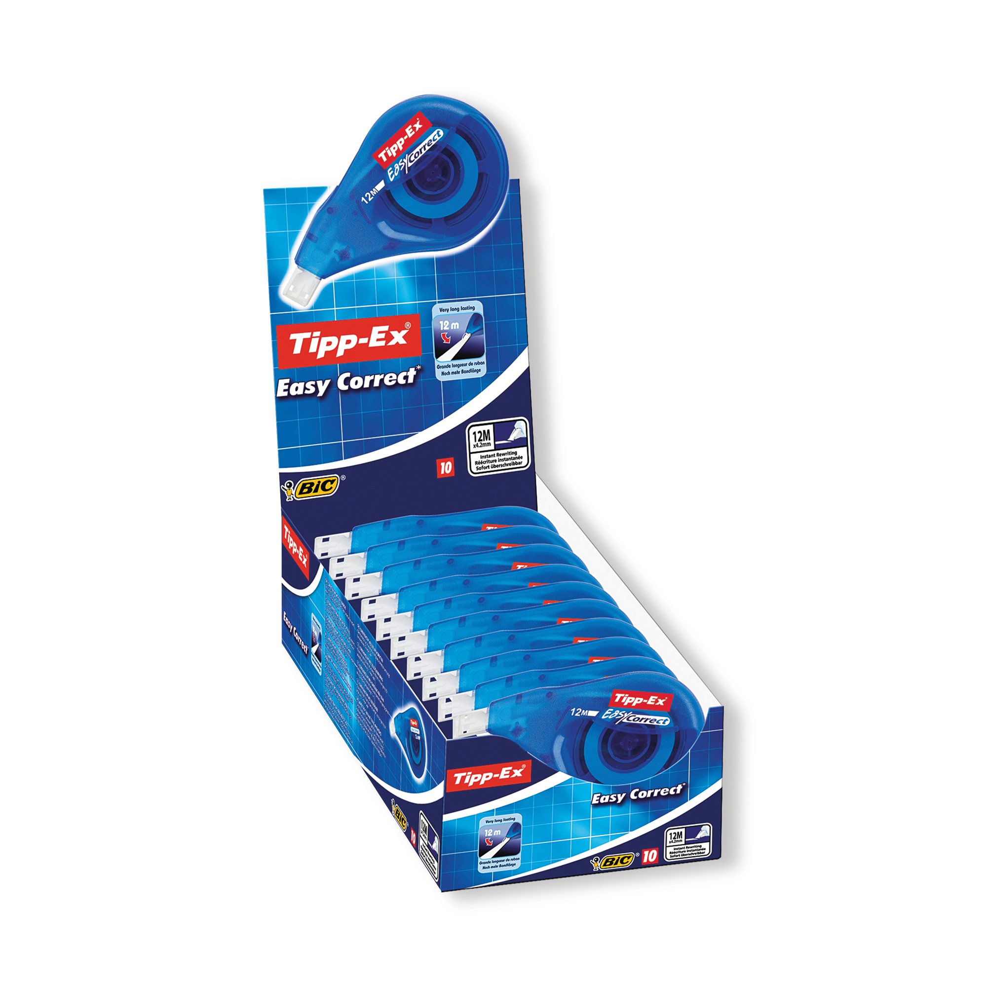 TIPPEX SIDE DISPENSER CORR TAPE PK10