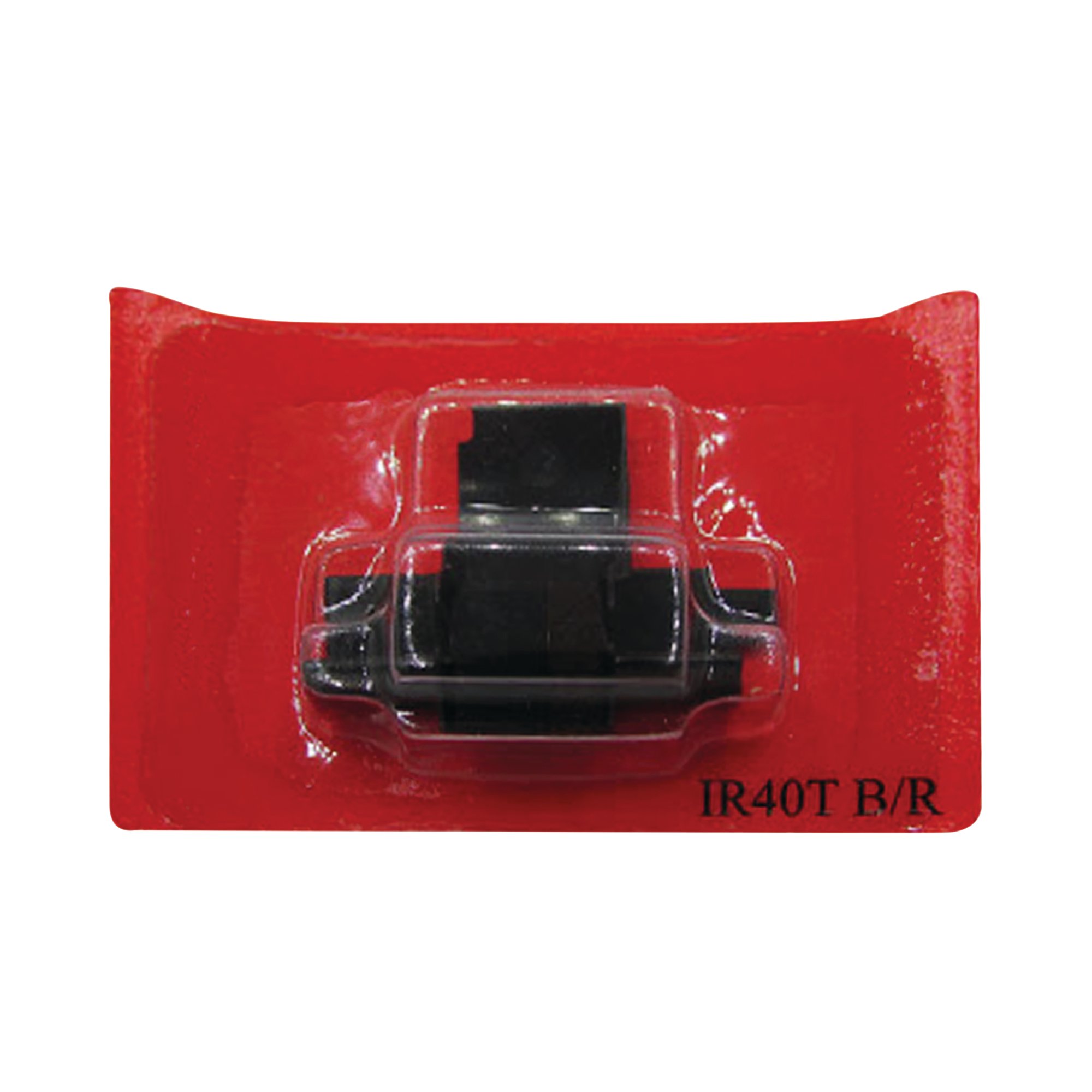 CALCULATOR IR40T RED/BLK INK ROLLER