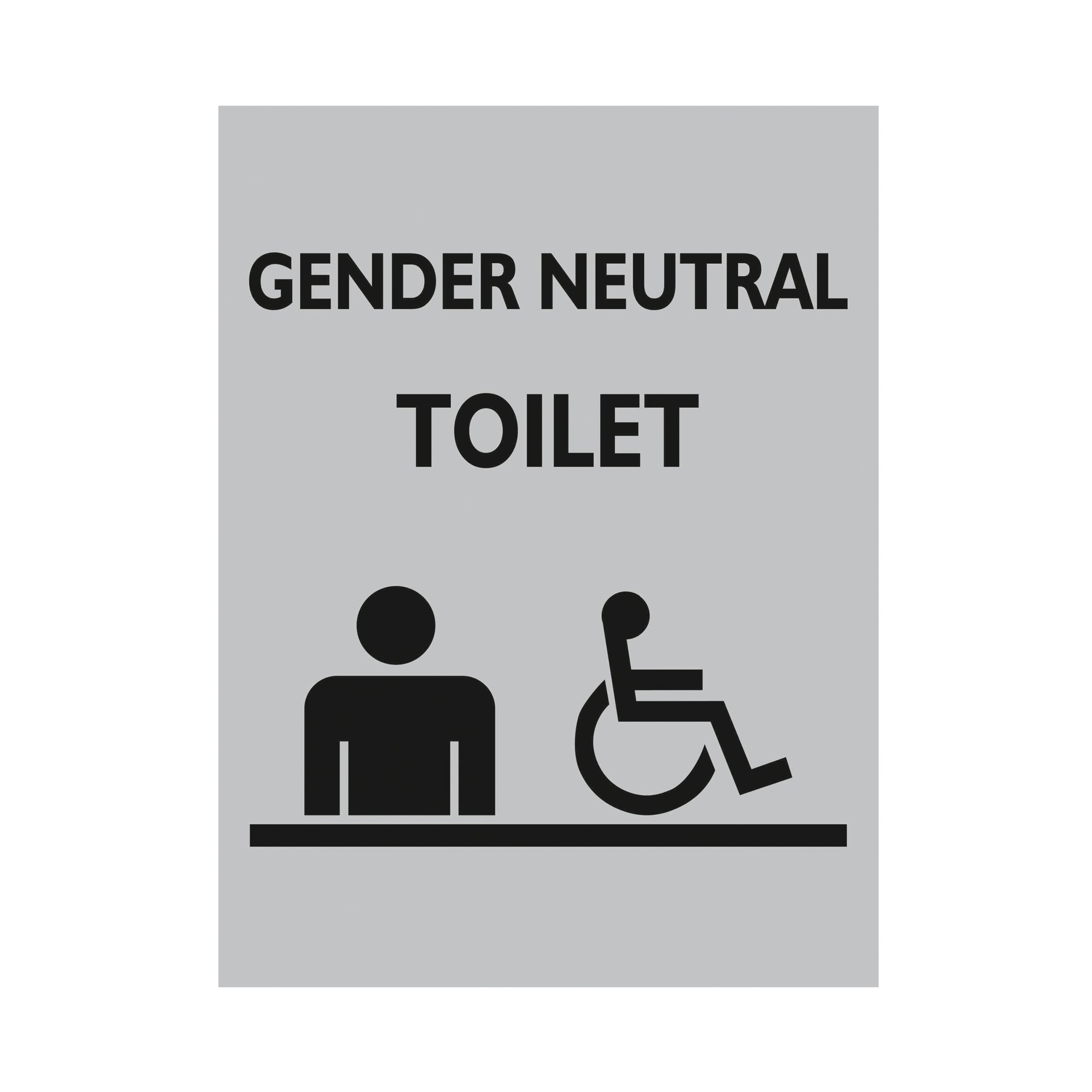 STEWART SUPERIOR GENDER NEUT WC SIGN