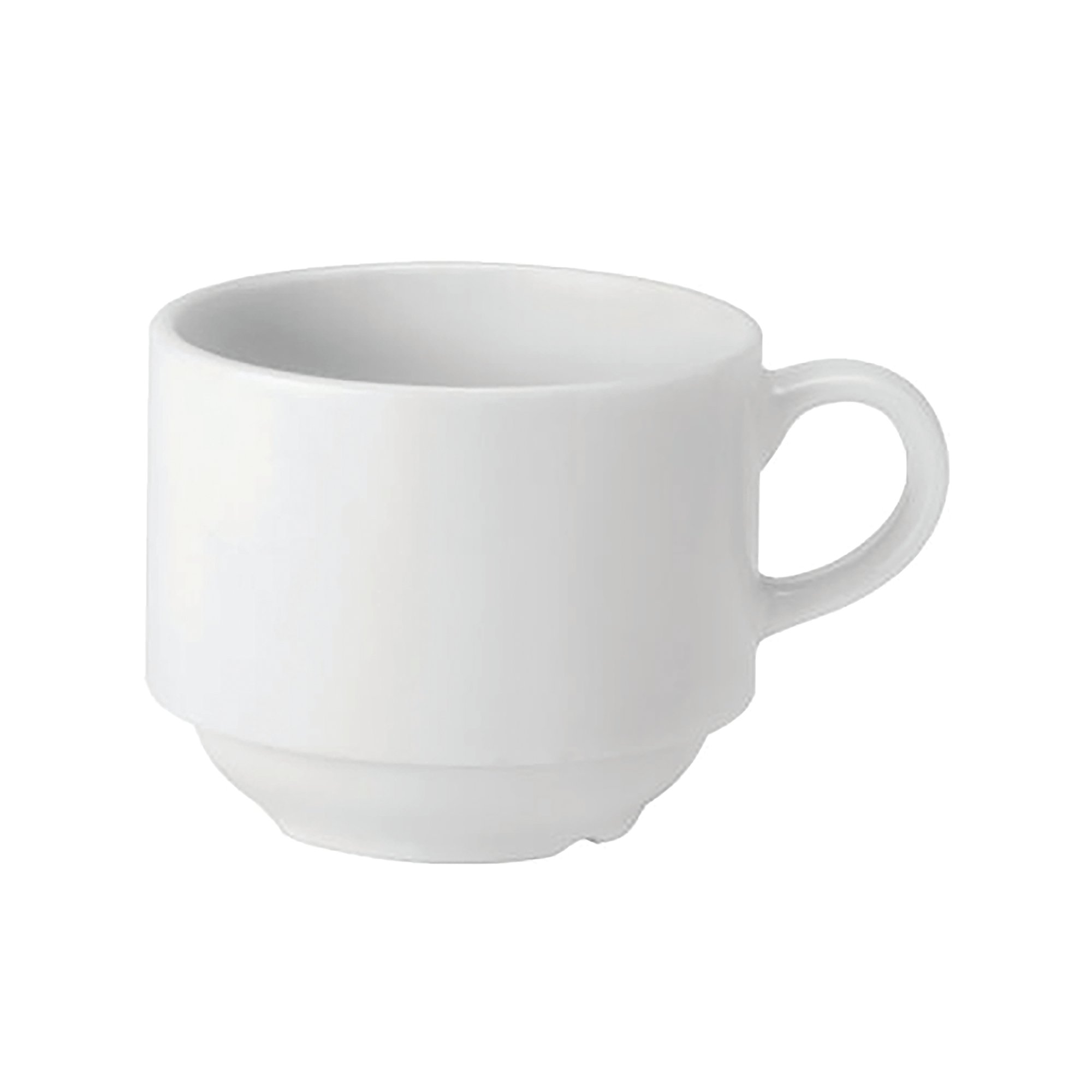PURE WHITE STACKING CUP 7OZ PK6